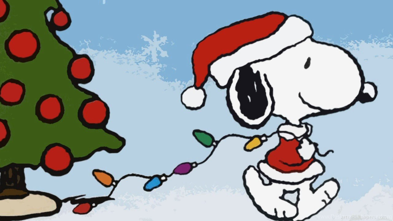 Snoopy Christmas Backgrounds Wallpapers Zone Desktop Backgrounds
