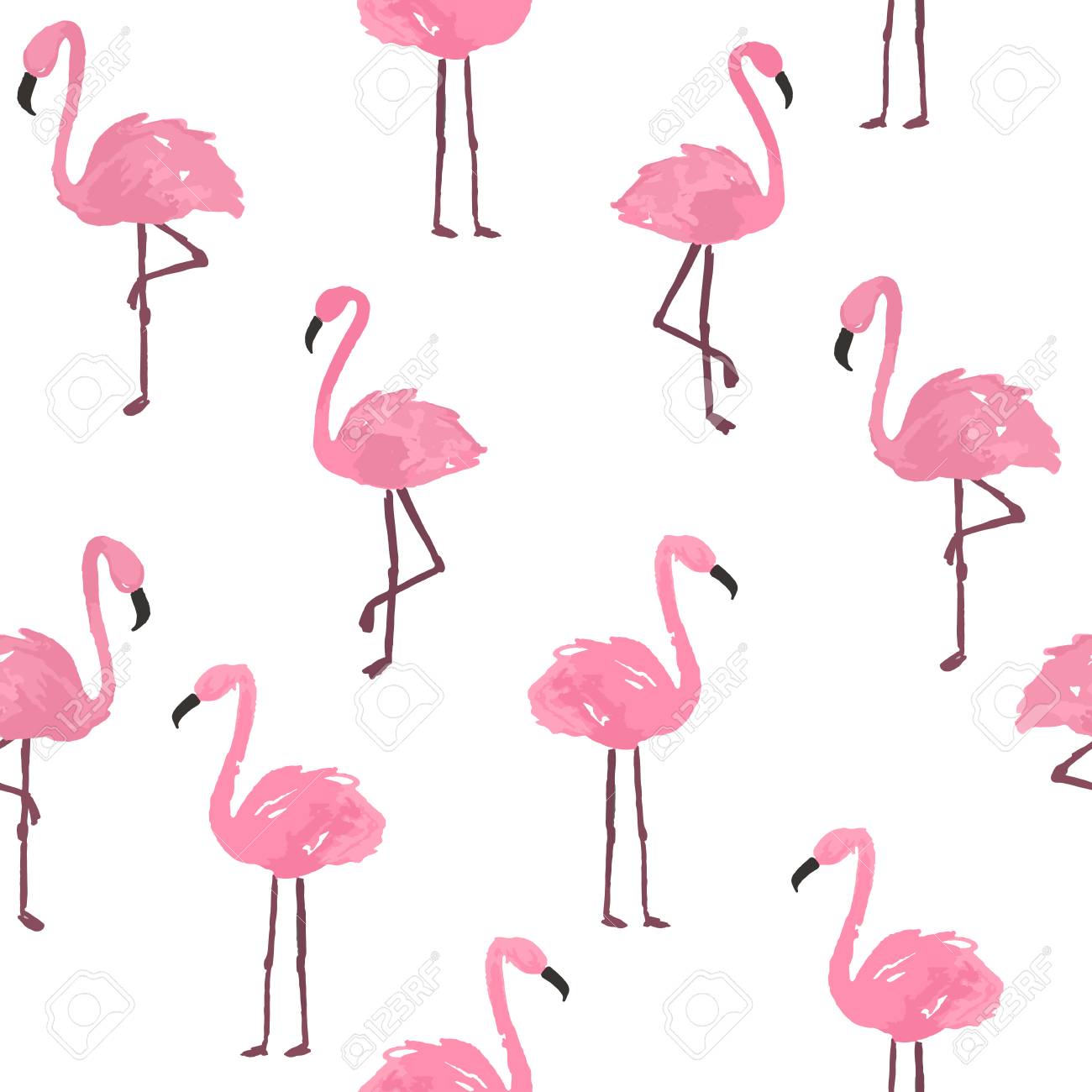 Free download Cute Flamingo Background Vector Hand Drawn Seamless Pattern Stock [1300x1300] for your Desktop, Mobile & Tablet. Explore Flamingo Background. Vintage Flamingo Wallpaper, Flamingo Wallpaper, Flamingo Wallpaper Border