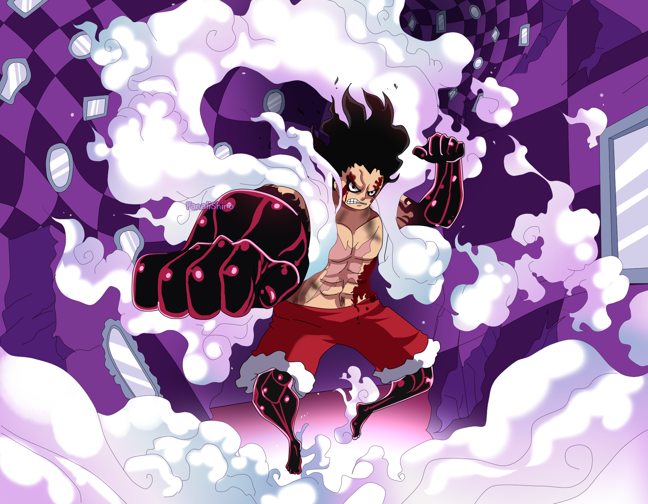 One Piece Wallpaper Luffy Gear Fourth