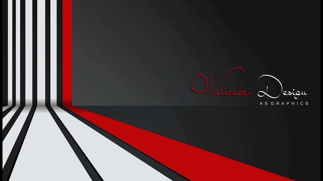 CorelDraw x7 Tutorial Wallpaper Design.
