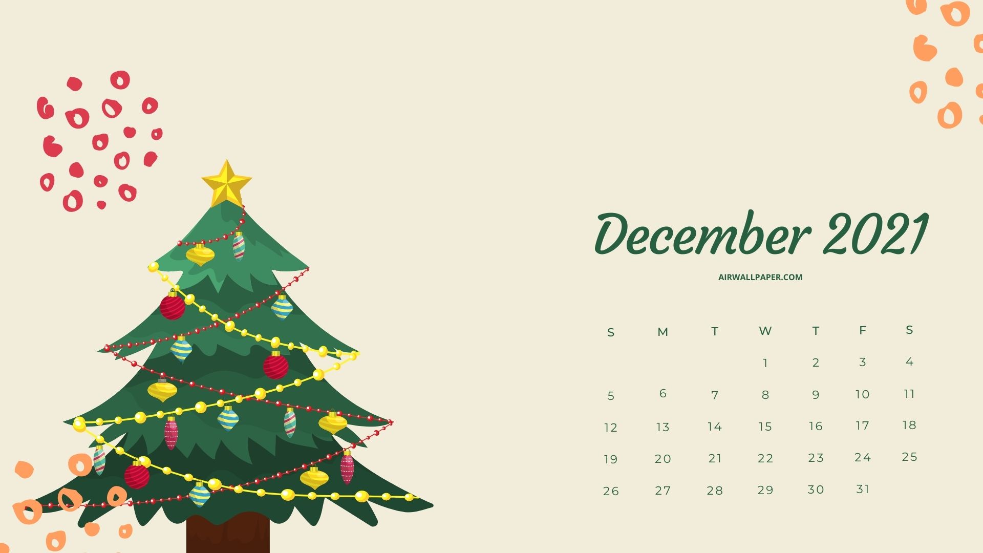 Free December 2020 Calendar Wallpapers  Desktop  Mobile