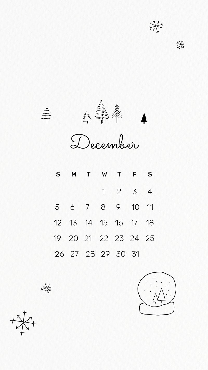 December 2021 Calendar Image Wallpaper