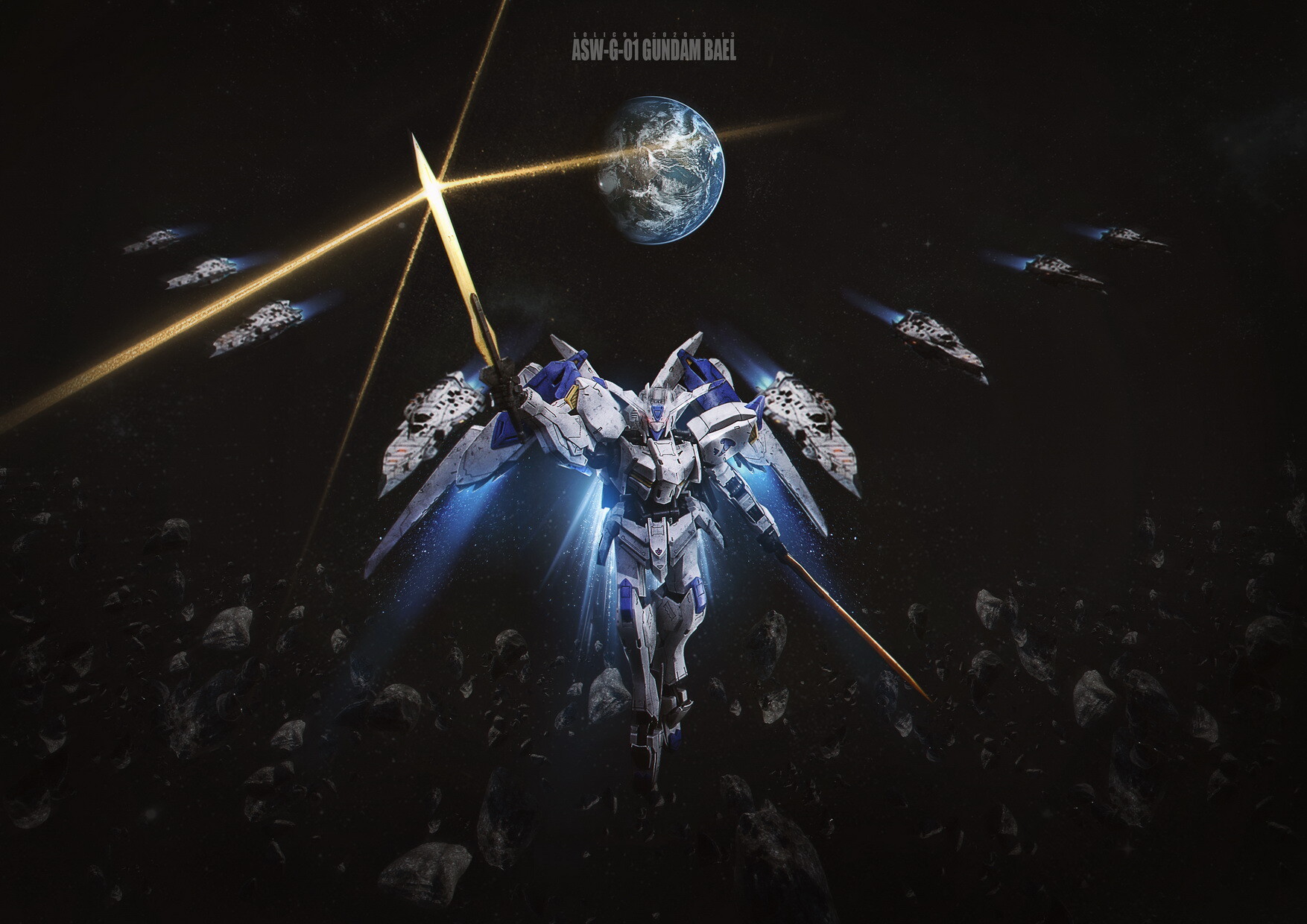 GUNDAM BAEL, lolicon_official