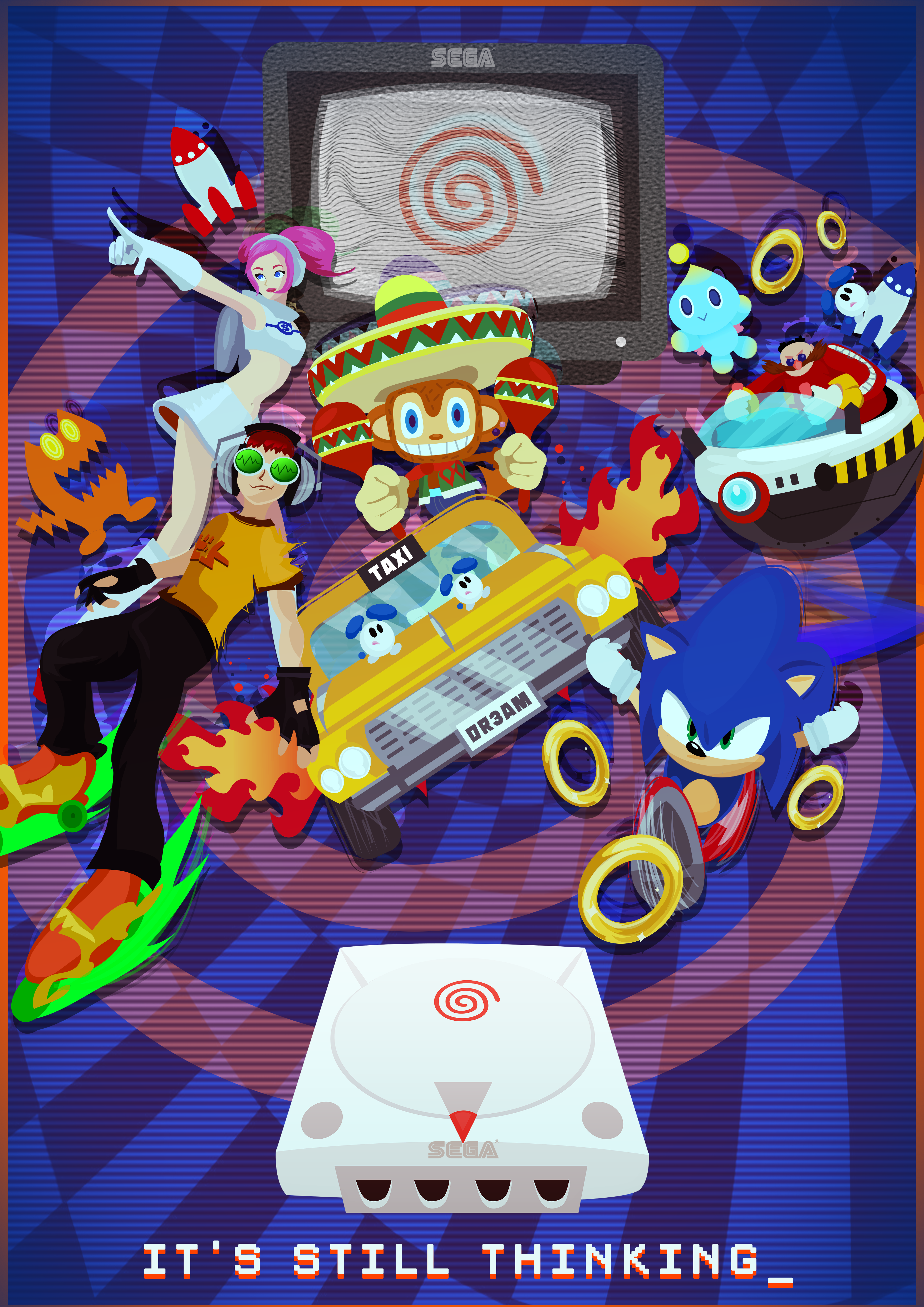 SEGA Dreamcast”. Sega dreamcast, Geeky wallpaper, Sega