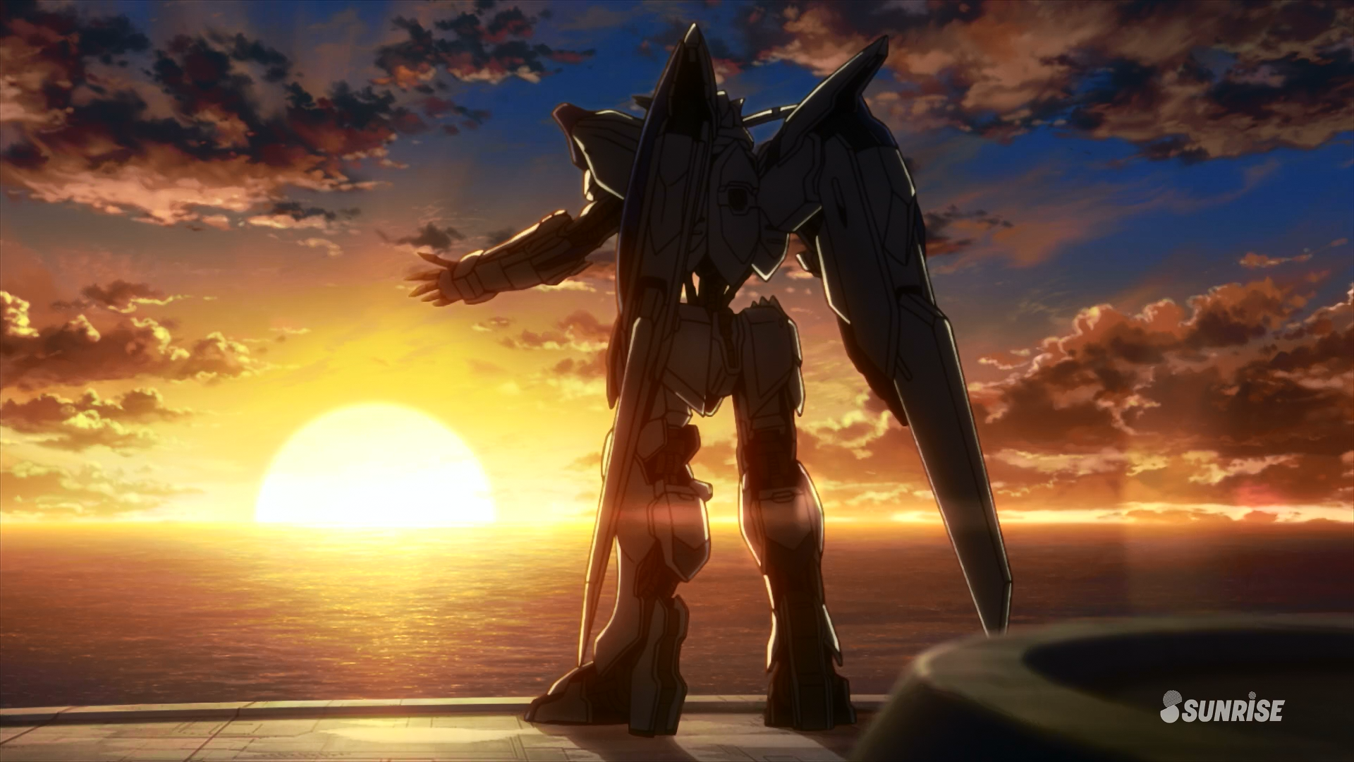 the sun sets over the age of bael. Mobile Suit Gundam