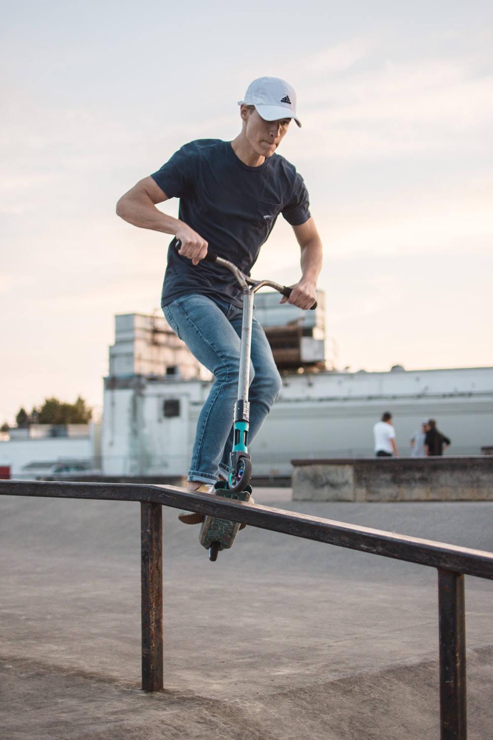 Scooter Trick Picture. Download Free Image