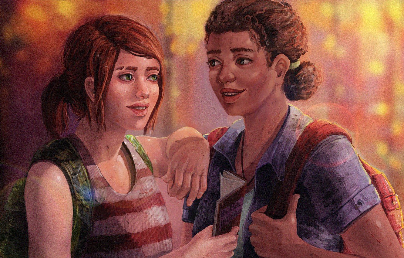 Wallpaper Game, Naughty Dog, Ellie, Riley, The Last Of Us Left Behind image for desktop, section игры