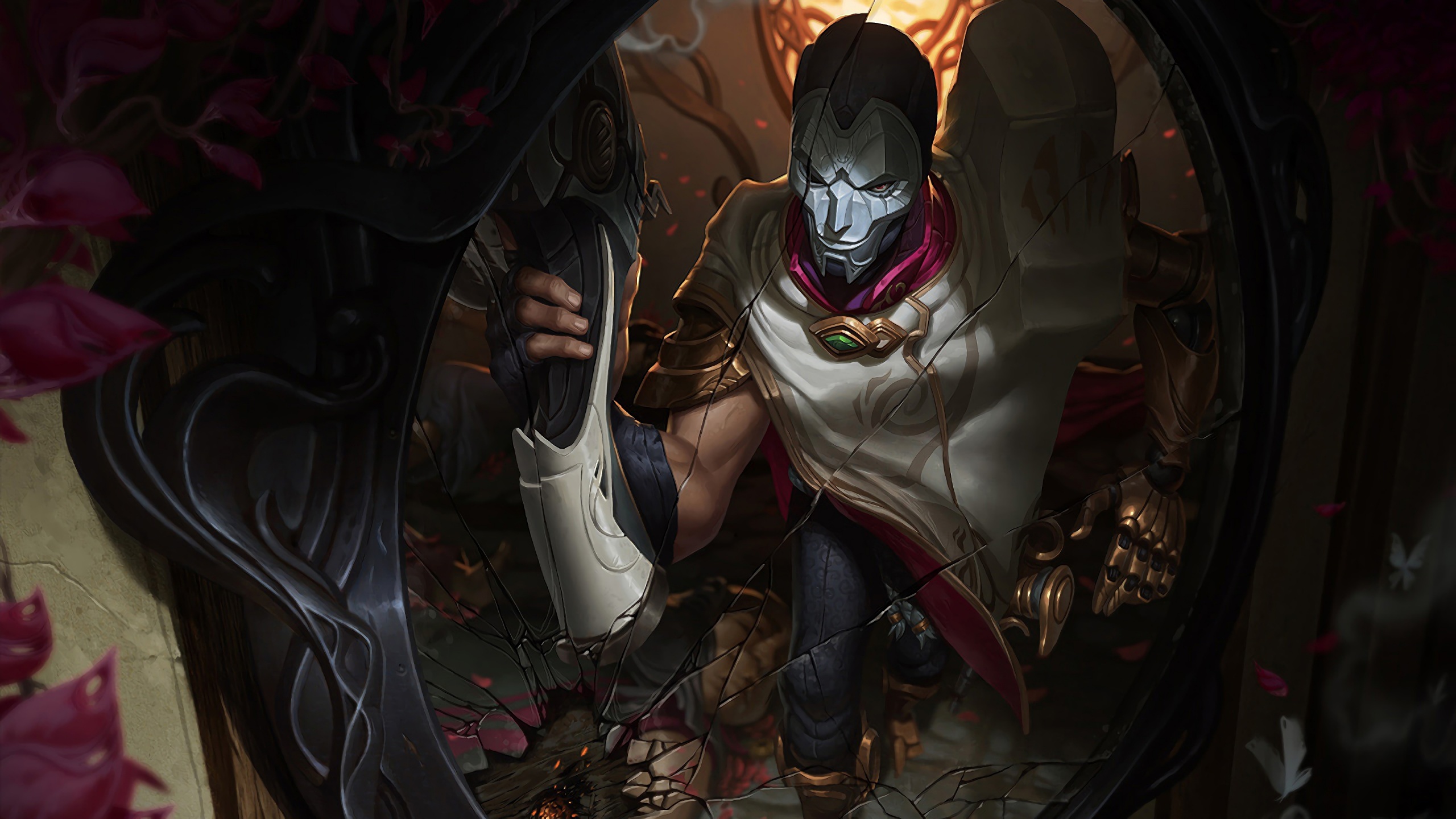 Wallpaper 4k Jhin LoL Splash Art League of Legends lol Wallpaper