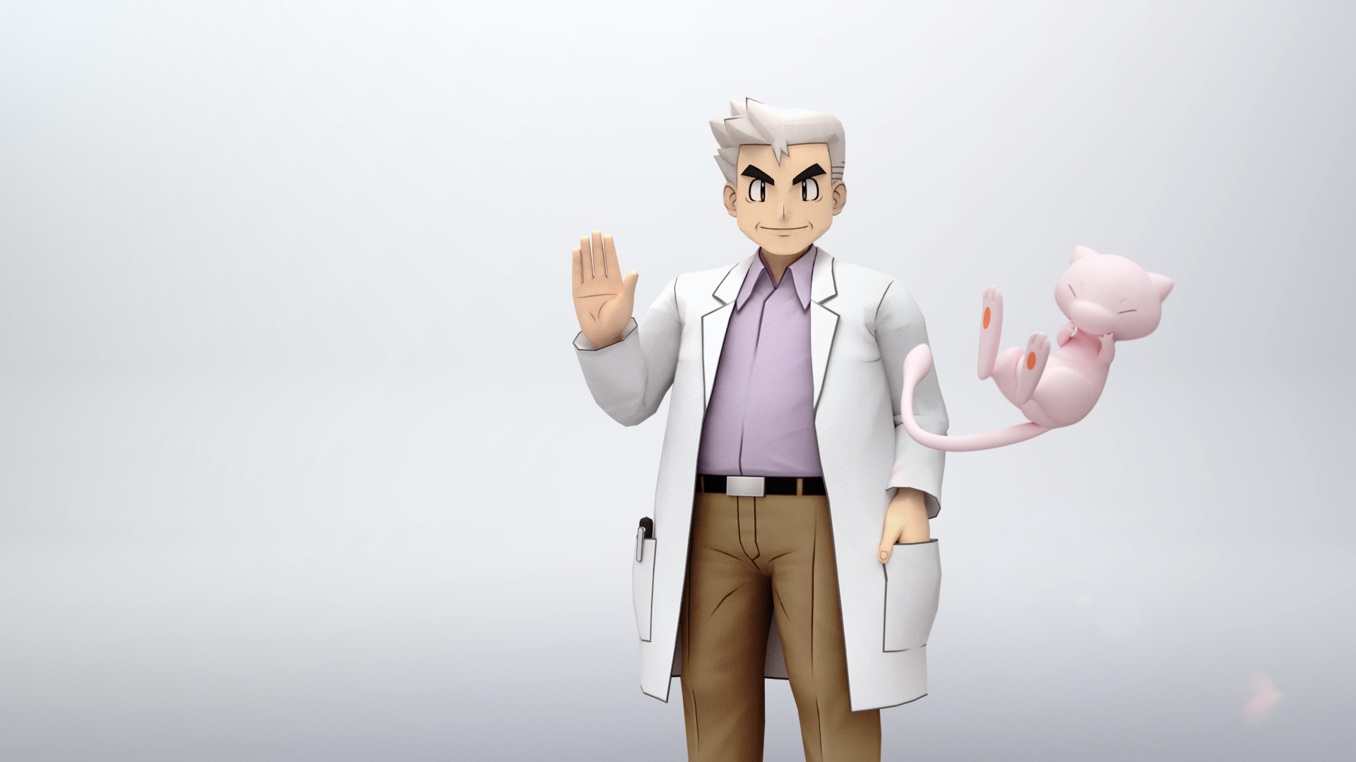 Pokemon Masters event introduces playable Professor Oak & Mew.