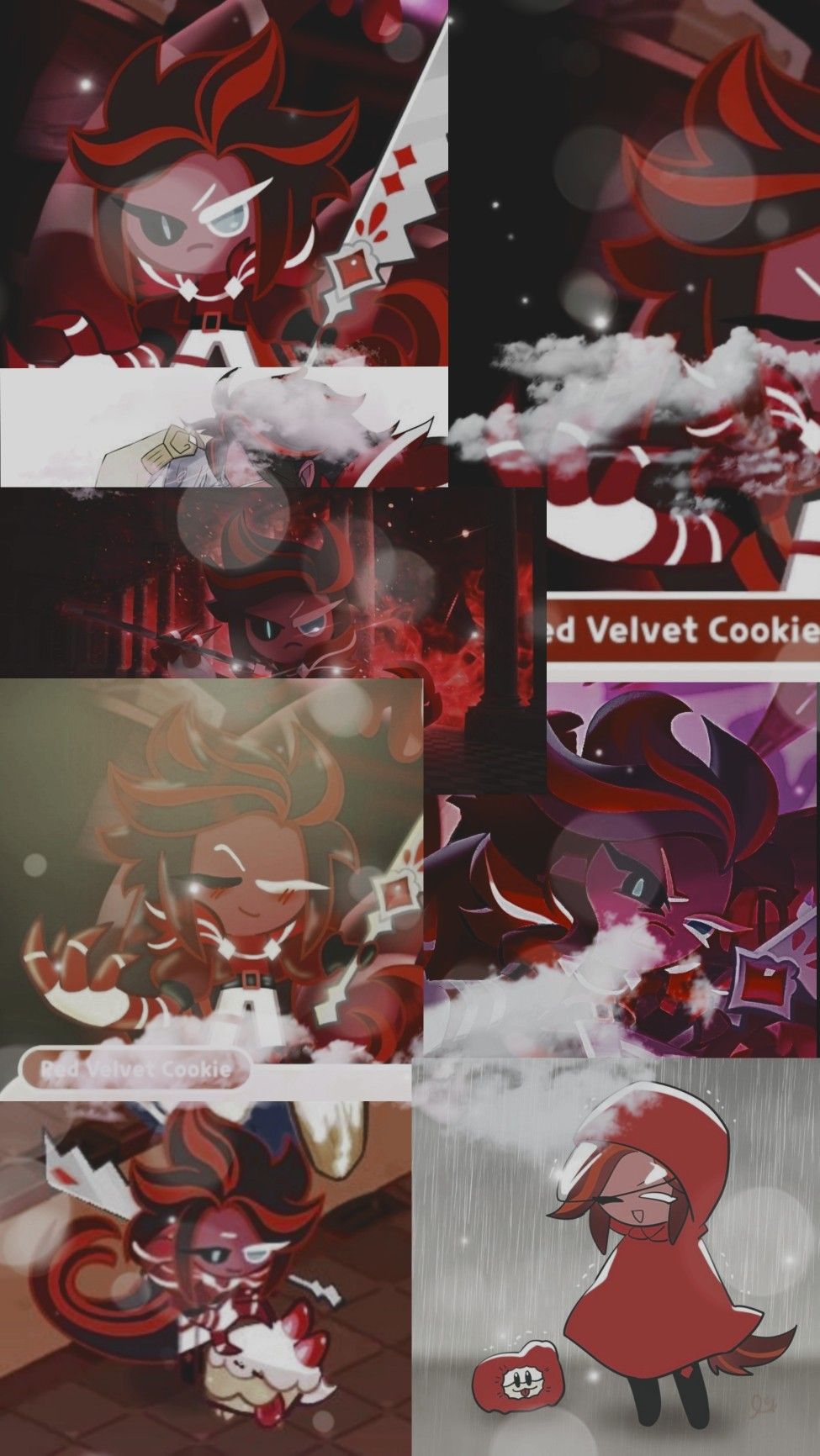 Aesthetic Red Velvet Cookie Wallpapers Cookie Run : Kingdom in 2021