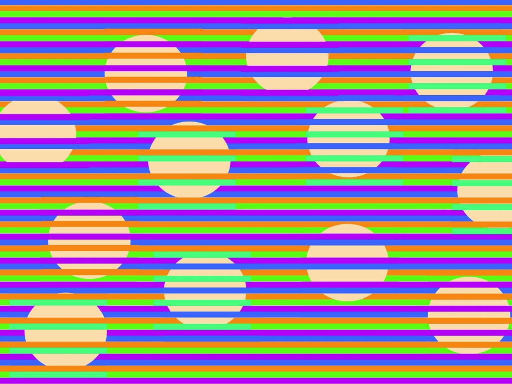 What Color Are the Circles in This Optical Illusion?