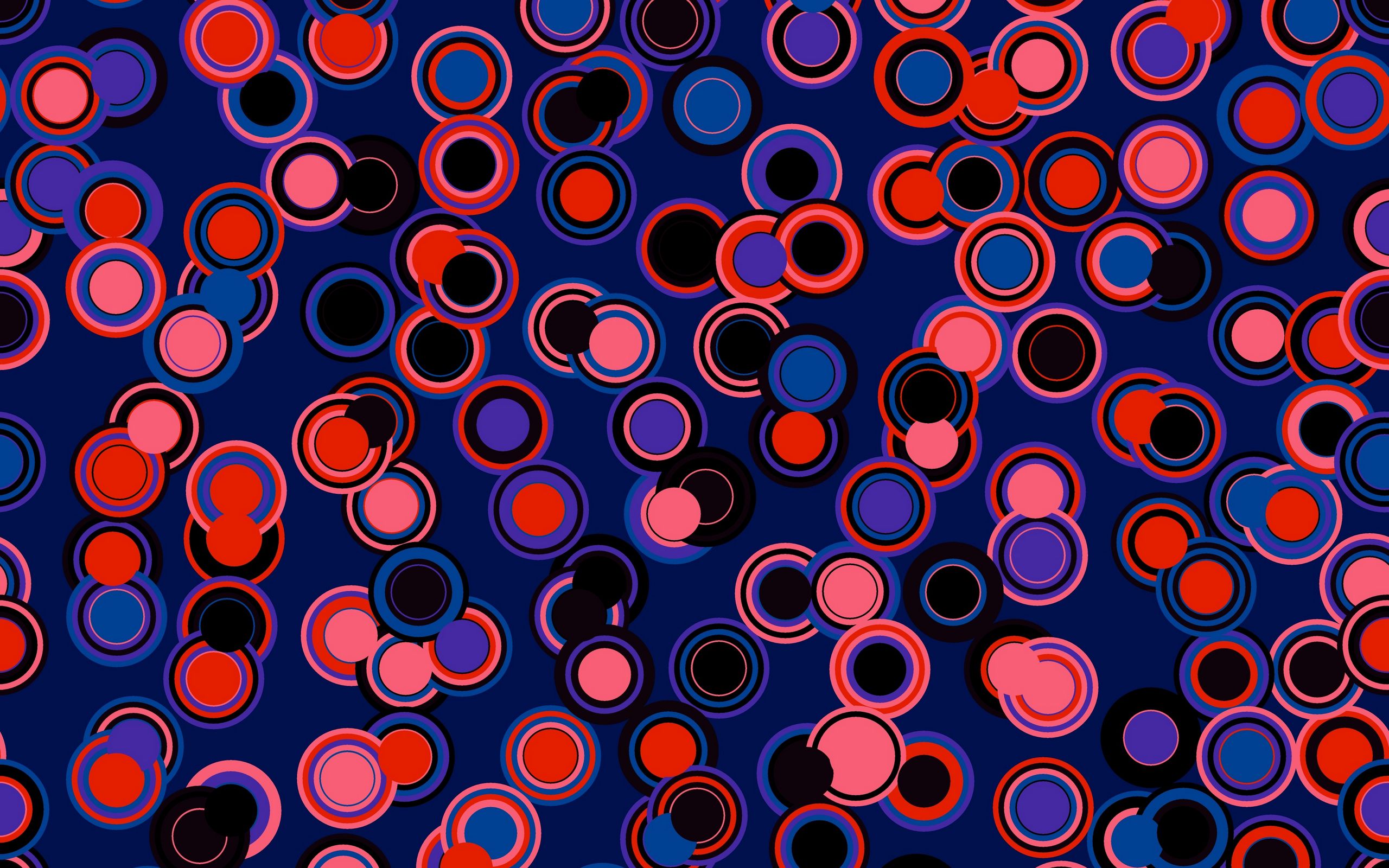 Download wallpaper 2560x1600 circles, shapes, texture, colorful widescreen 16:10 HD background
