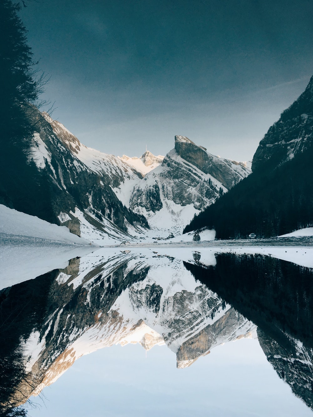 Winter Lake Picture. Download Free Image