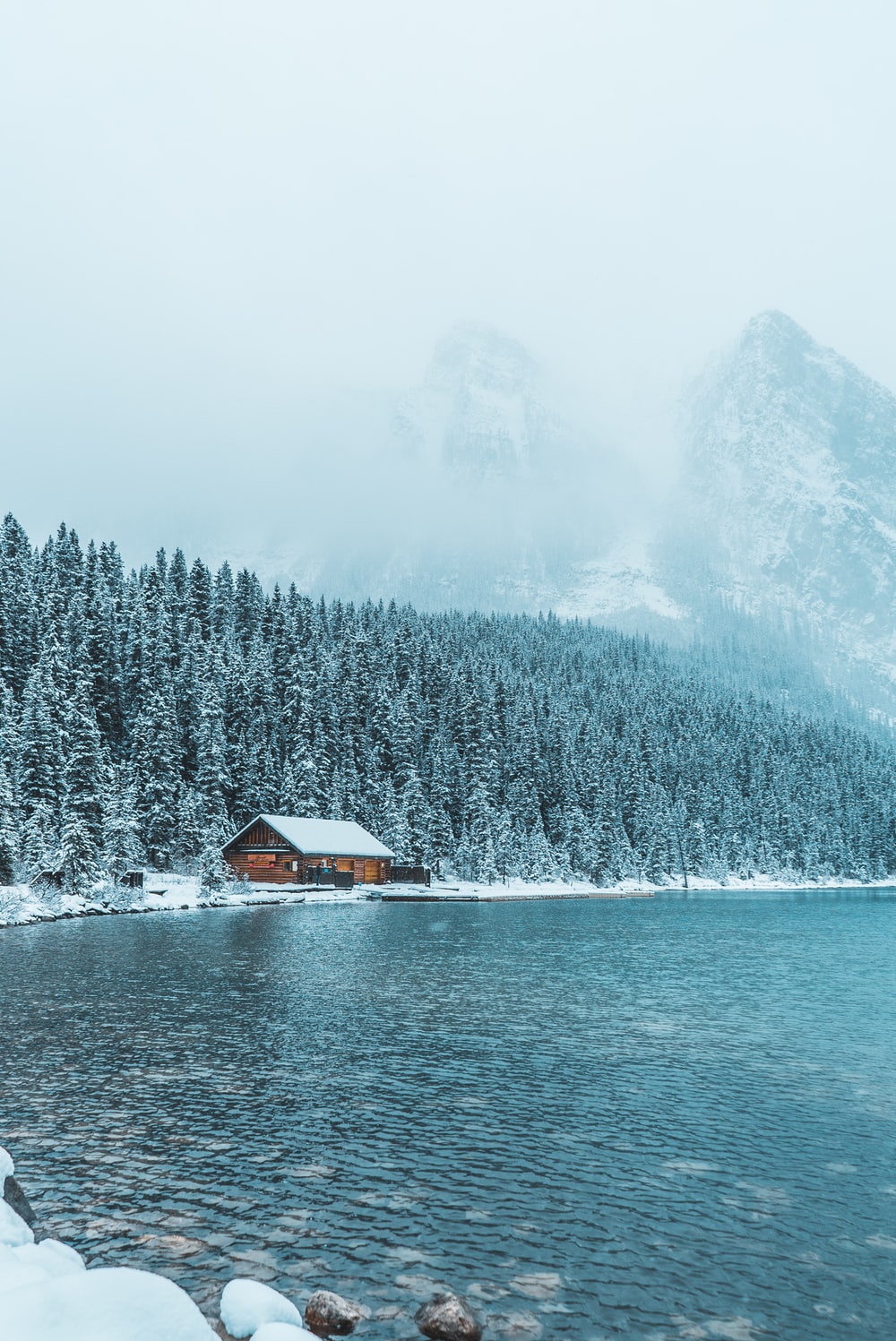 Winter Lake Picture. Download Free Image