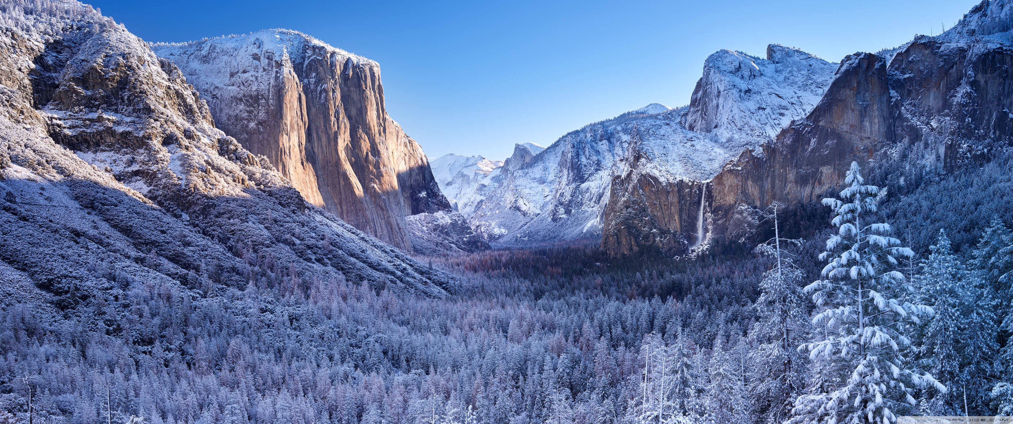 Yosemite Winter Photography Ultra HD Desktop Background Wallpaper for: Widescreen & UltraWide Desktop & Laptop, Multi Display, Dual Monitor, Tablet