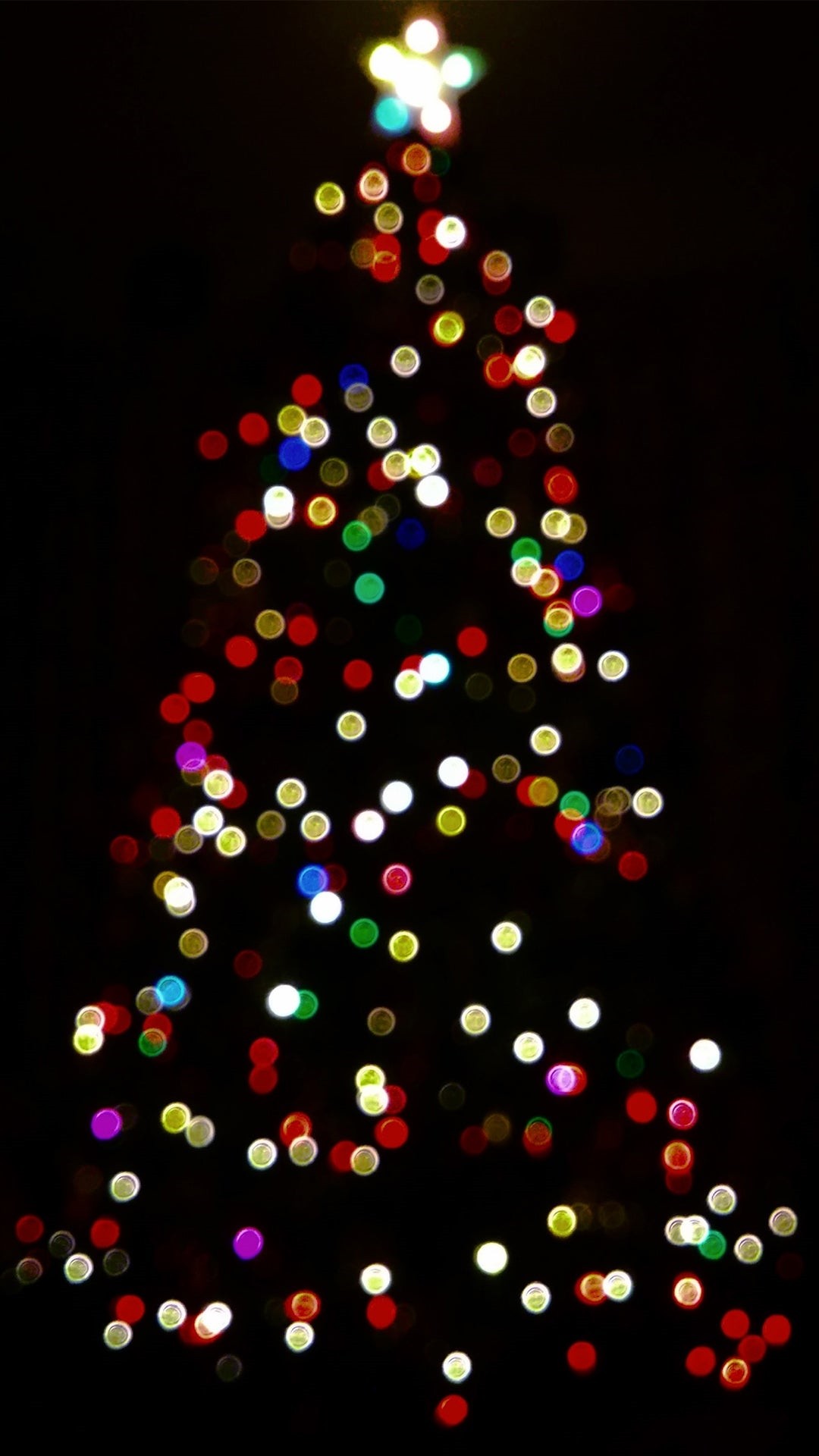 24 Christmas Lights iPhone Wallpapers