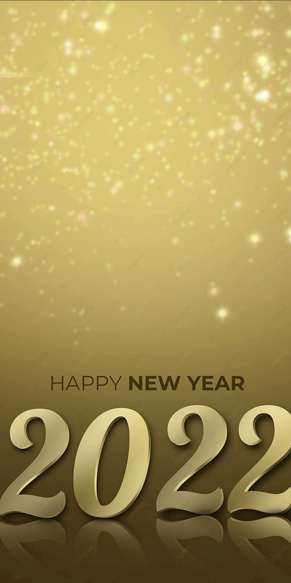 New Year 2022 Wallpaper Golden Shades Background, Wallpaper Happy New Year Happy Background Image for Free Download