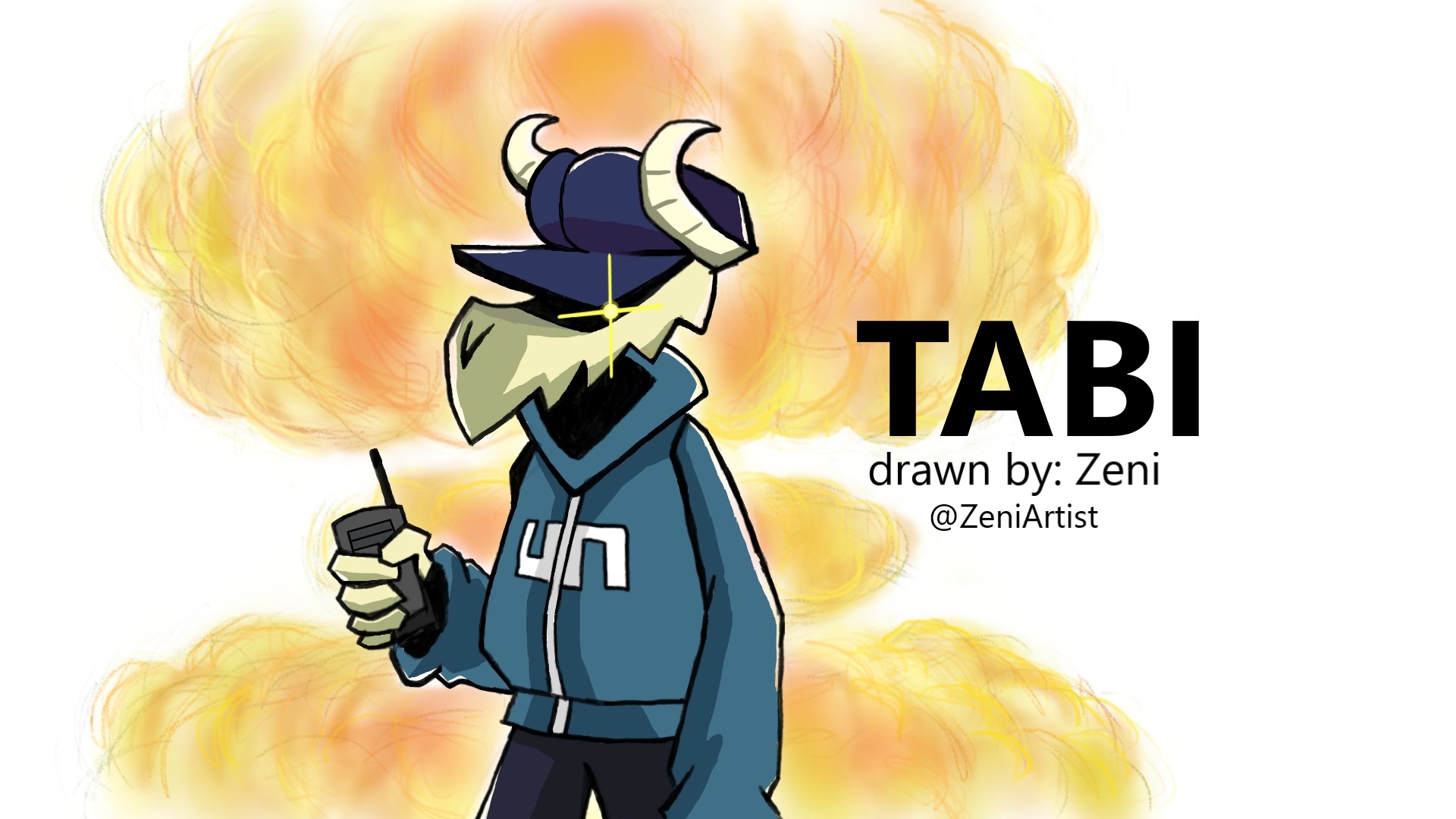 Zeni Twitterren: Drawing of Tabi from the Friday Night Funkin' V.S. TABI Ex Boyfriend Mod released Tags: #fnftabi #FNF #fridaynightfunkinfanart #fnffanart #fridaynightfunkin