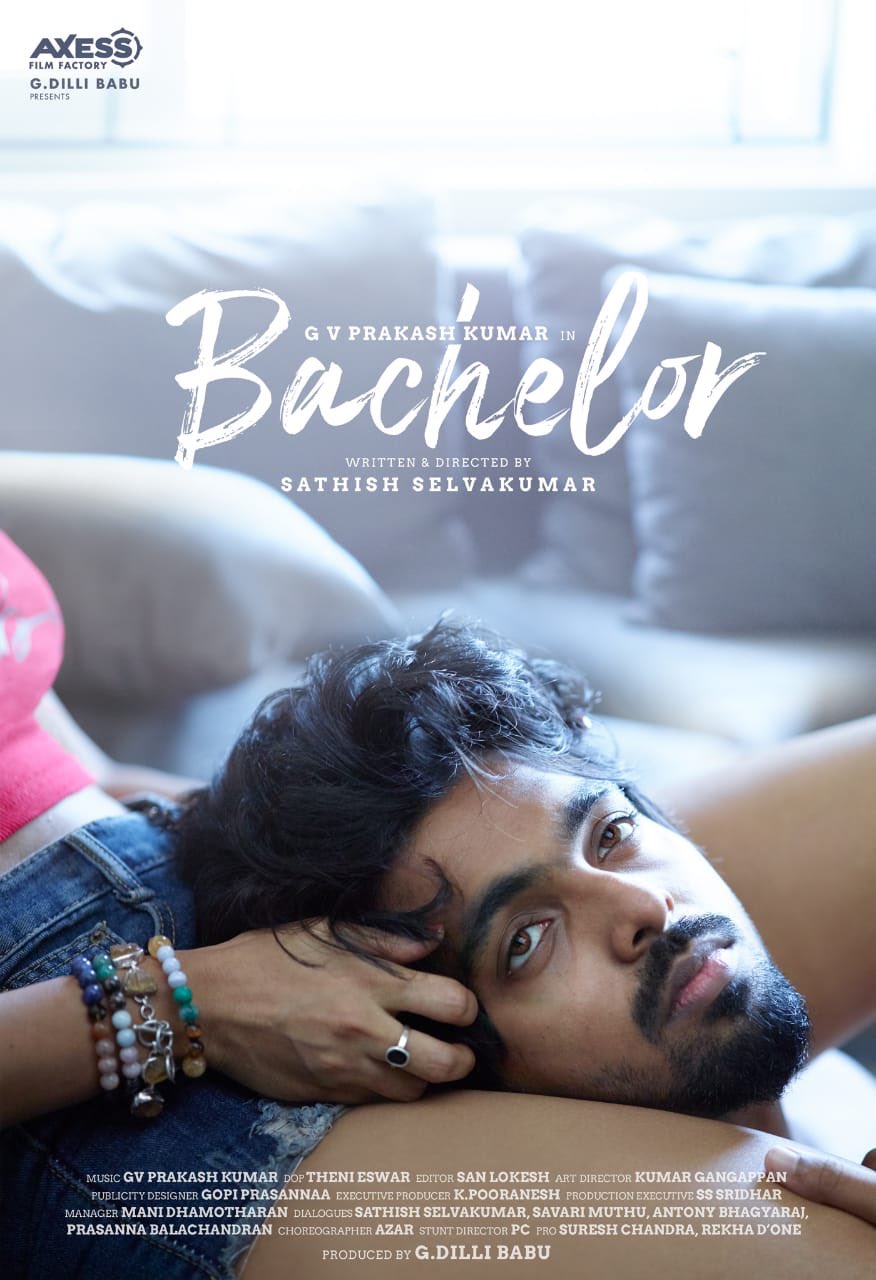 GV Prakash Bachelor Movie First Look Released. New Movie Posters
