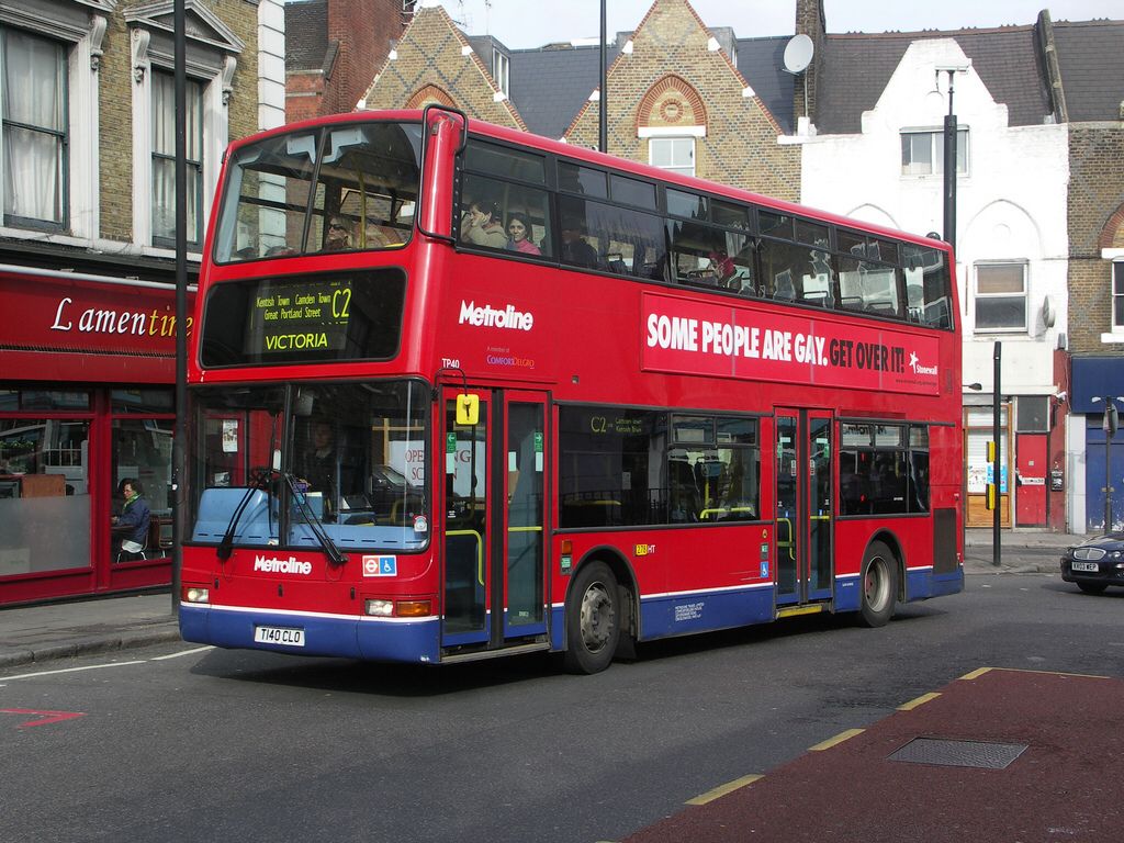 Metroline in Camden. London transport, London bus, Routemaster