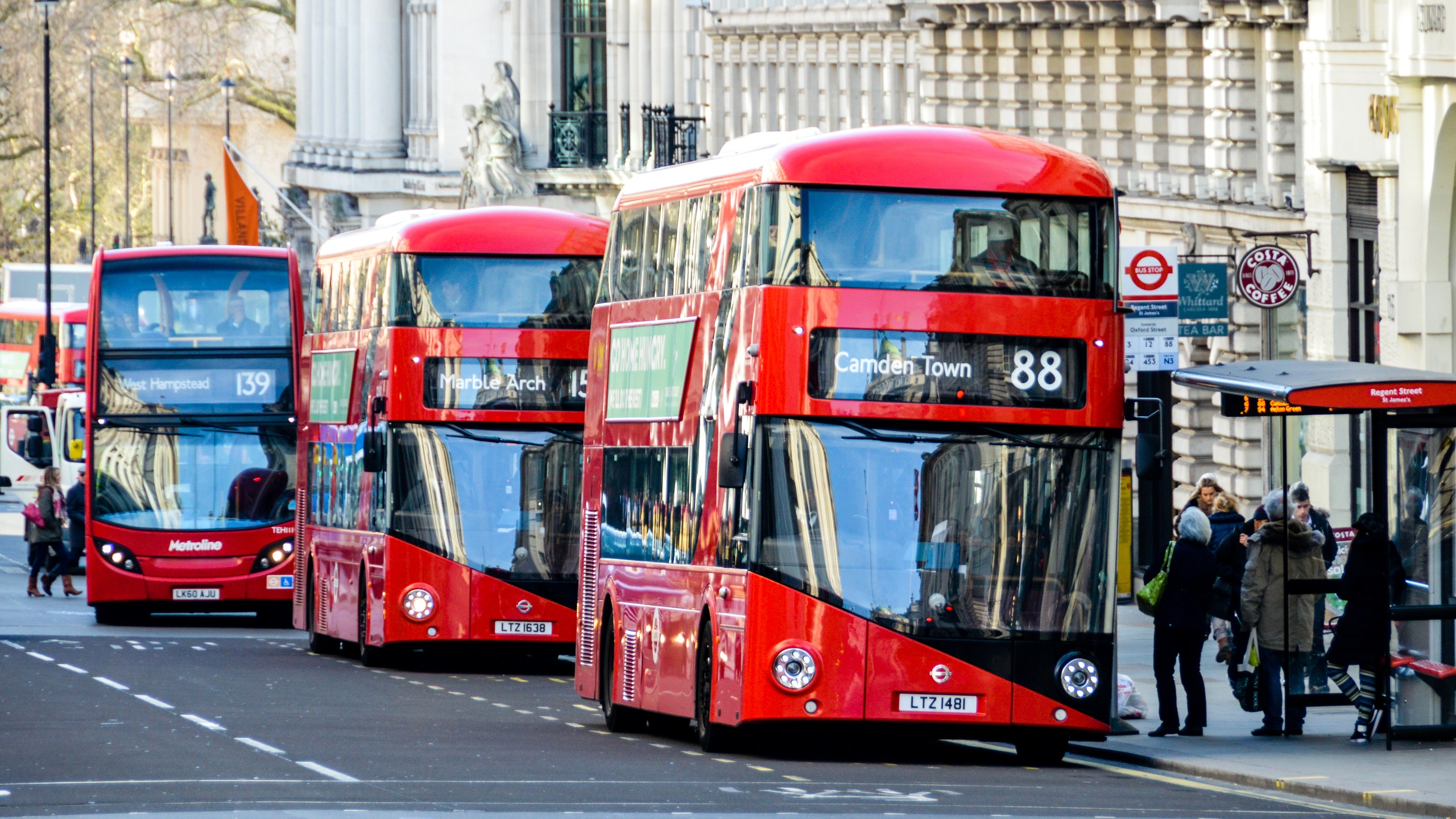 London Buses Are Now Powered by Coffee. Condé Nast Traveler