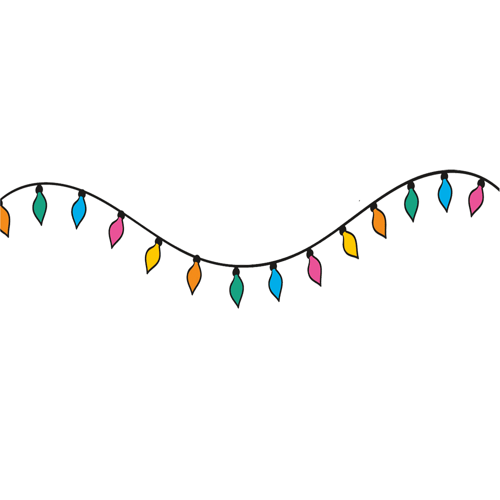 Free & Cute Christmas Lights Clipart For Your Holiday Decorations