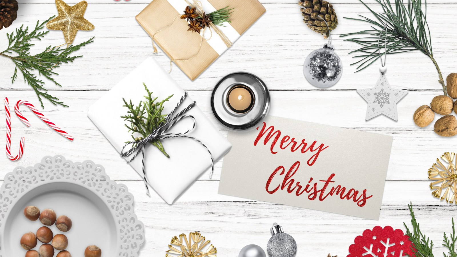 Download wallpaper: Merry Christmas 2019 1600x900