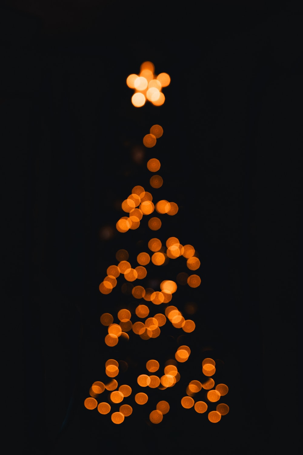 Christmas Lights Bokeh Picture. Download Free Image