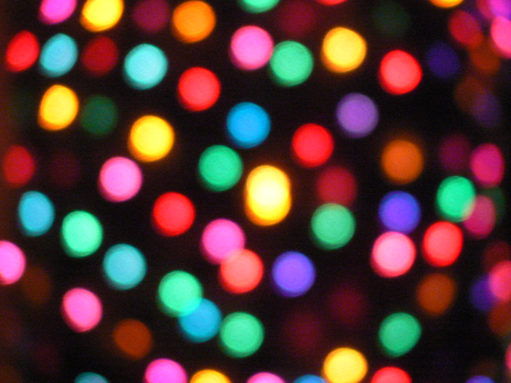 Christmas Lights Desktop Wallpaper. Happy Holidays. Christm