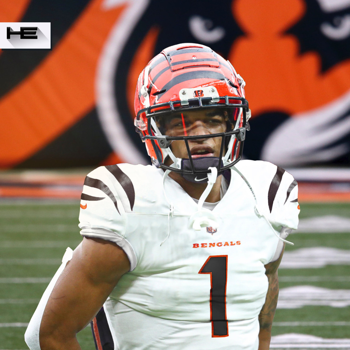 Ja'Marr Chase Looks Awesome in the Cincinnati Bengals' New Stripes