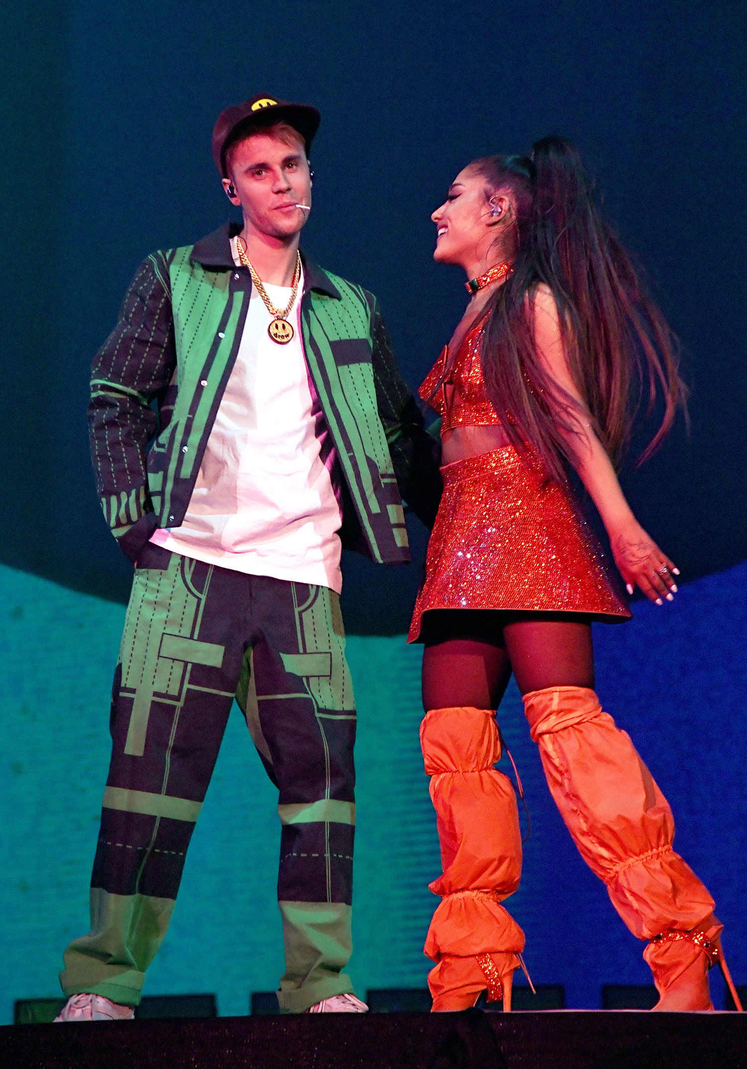 Watch Justin Bieber Perform With Ariana Grande at Coachella and Do First Concert in Years