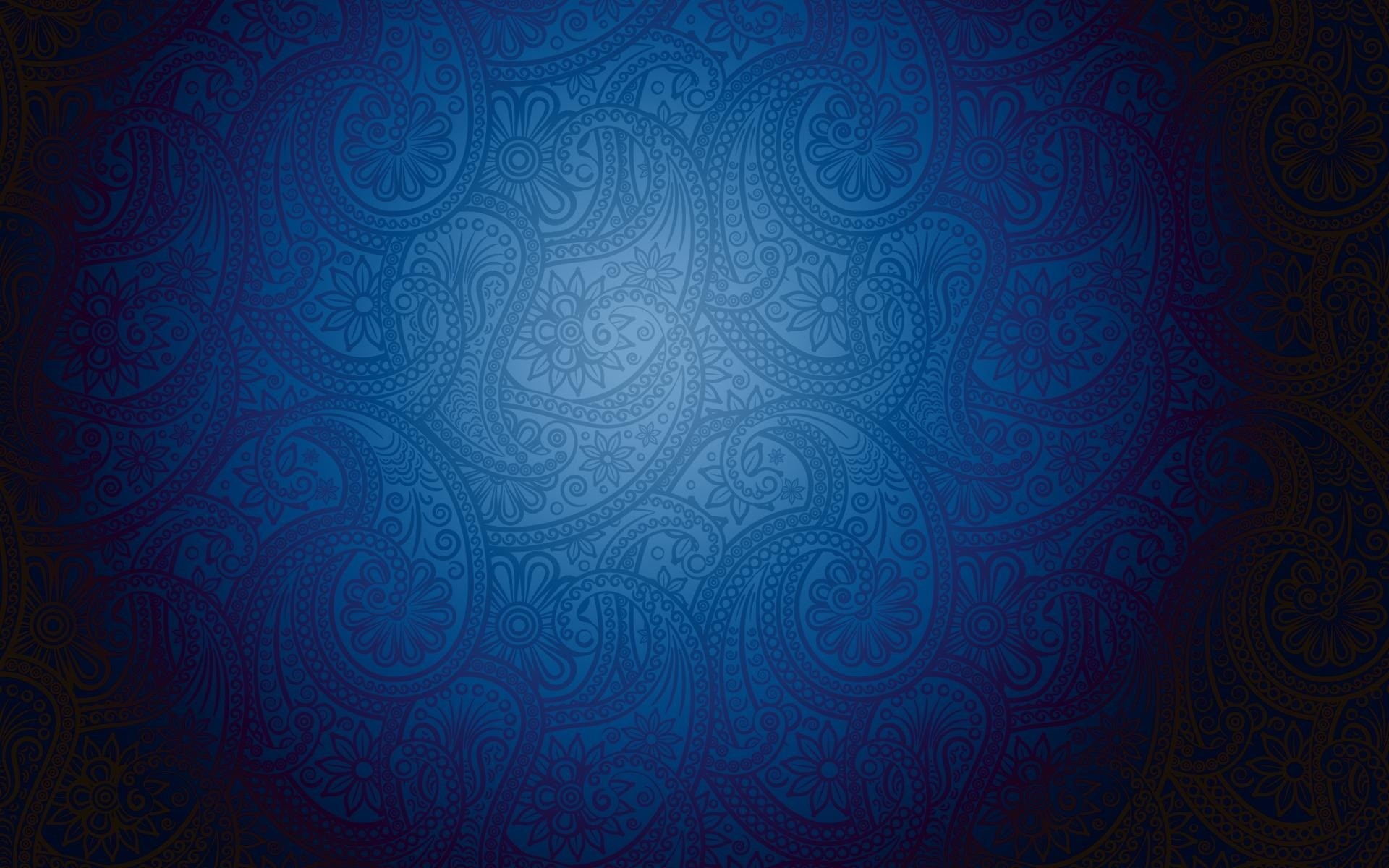 Navy Blue Pattern Wallpaper