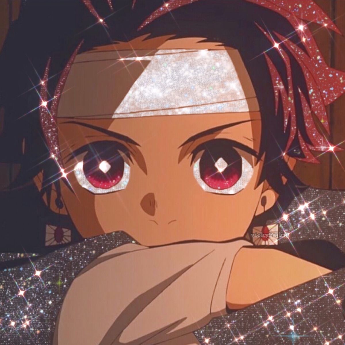 anime #manga #tanjiro #kny #kimetsunoyaiba #aesthetic #aestheticedit #edit # glitter #icon #animeboys #animegirls #ti. Anime, Anime demon, Cute cartoon wallpaper