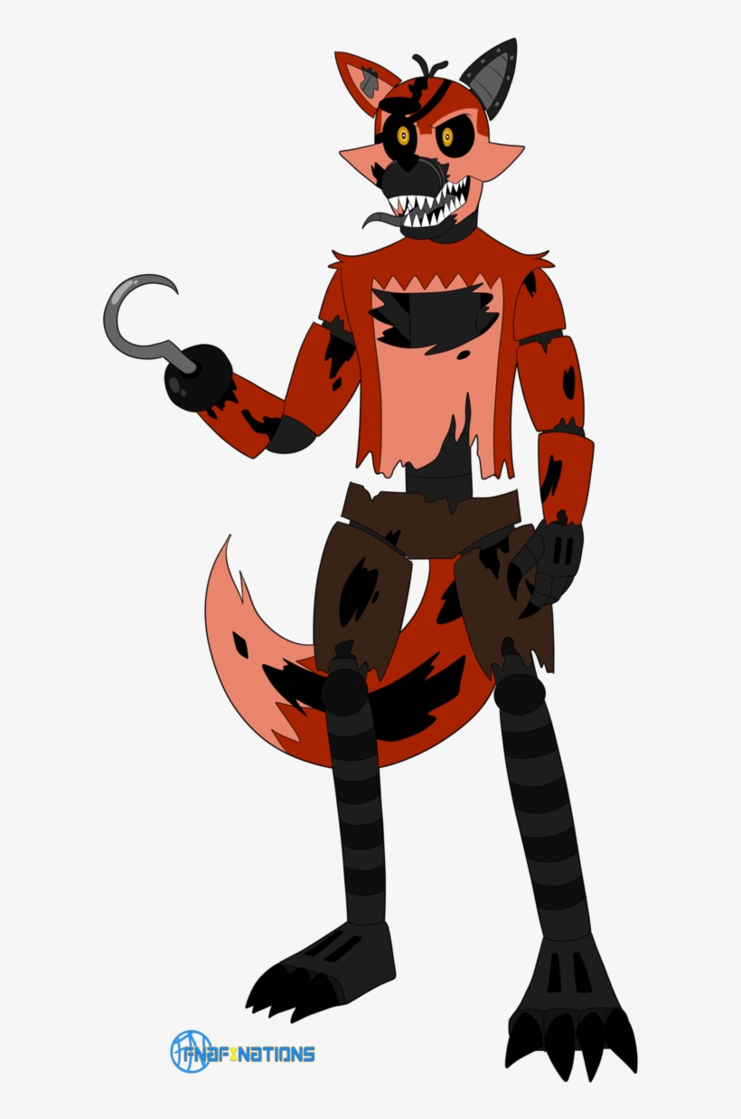 Nightmare Foxy By Fnafnations Nightmare Foxy Transparent PNG Download on NicePNG