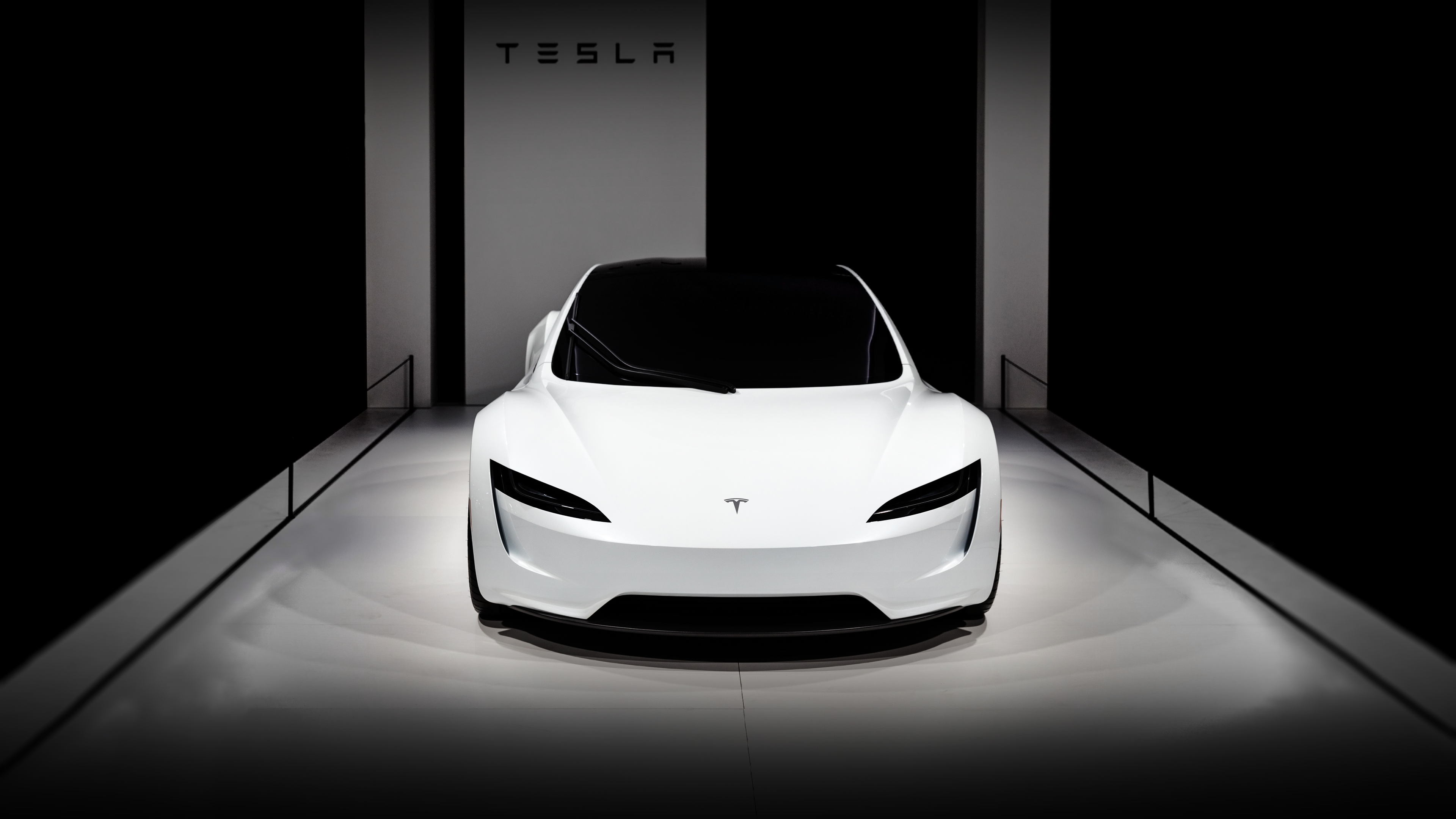 Tesla Roadster черная