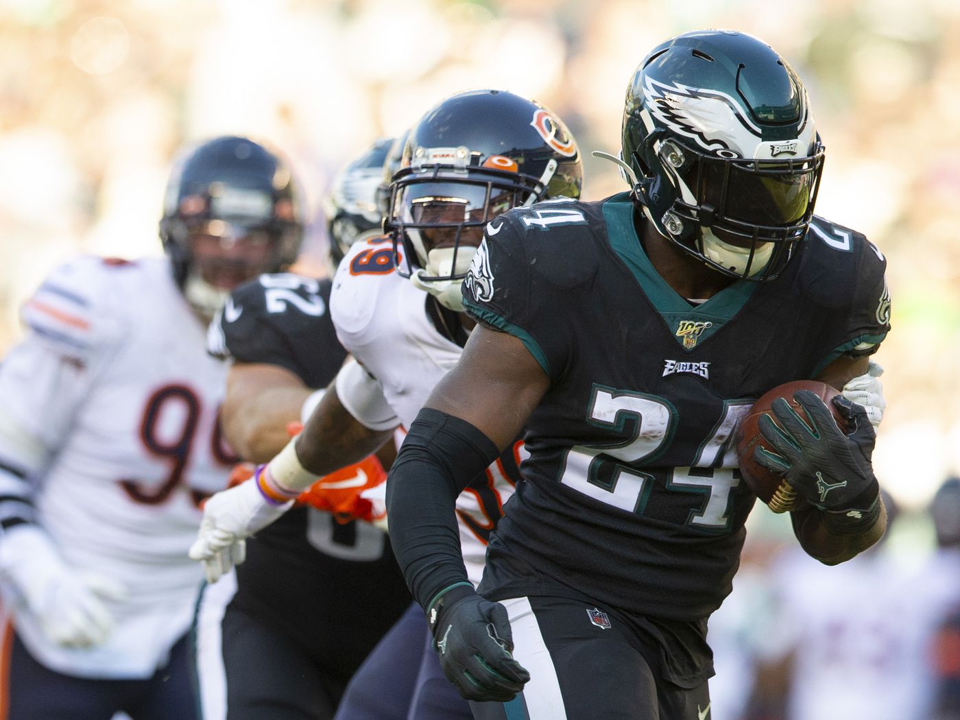 Jordan Howard has his third different jersey number with the Eagles Green Nation