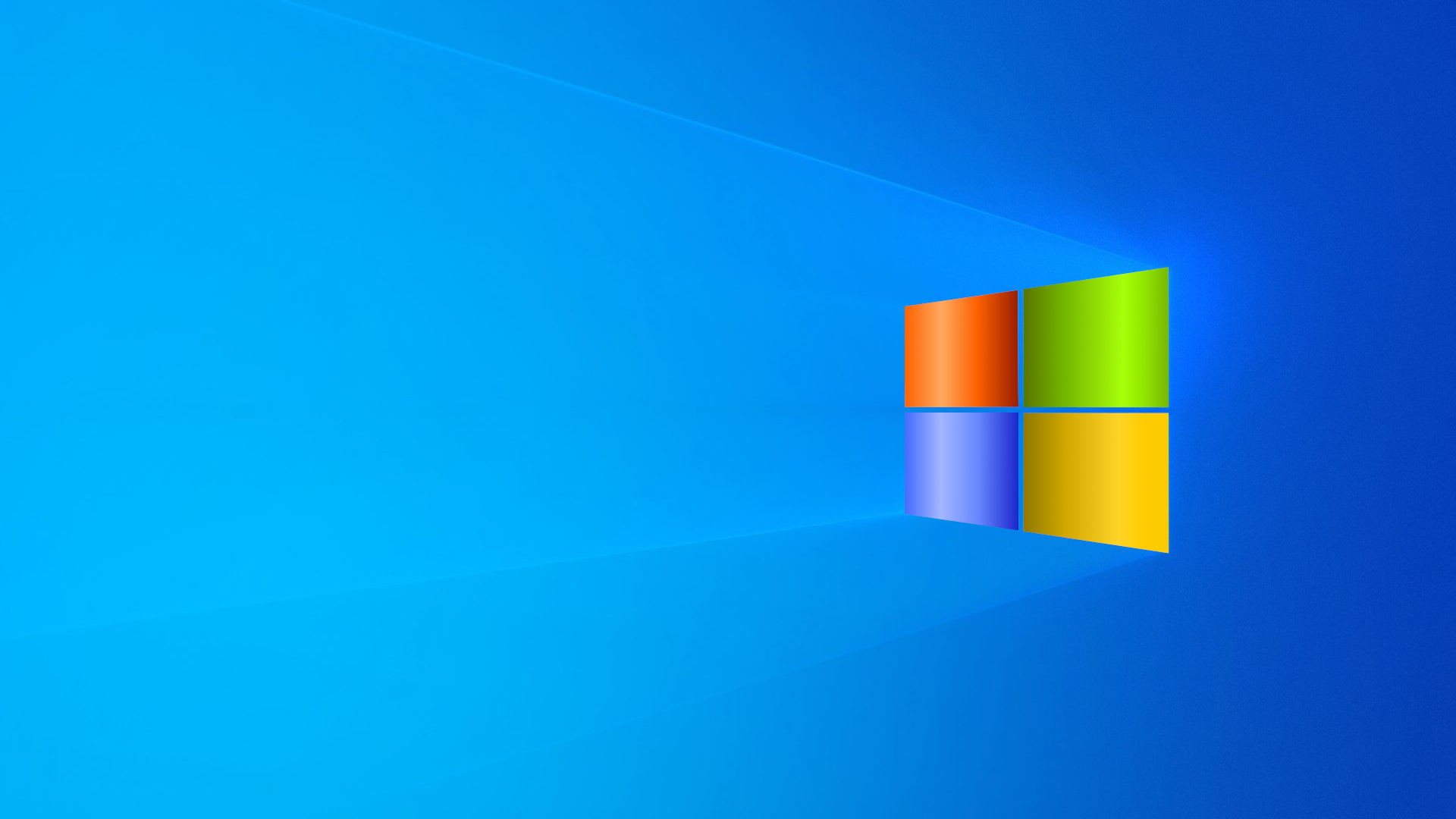 Win 10 19H1 wallpaper with XP logo