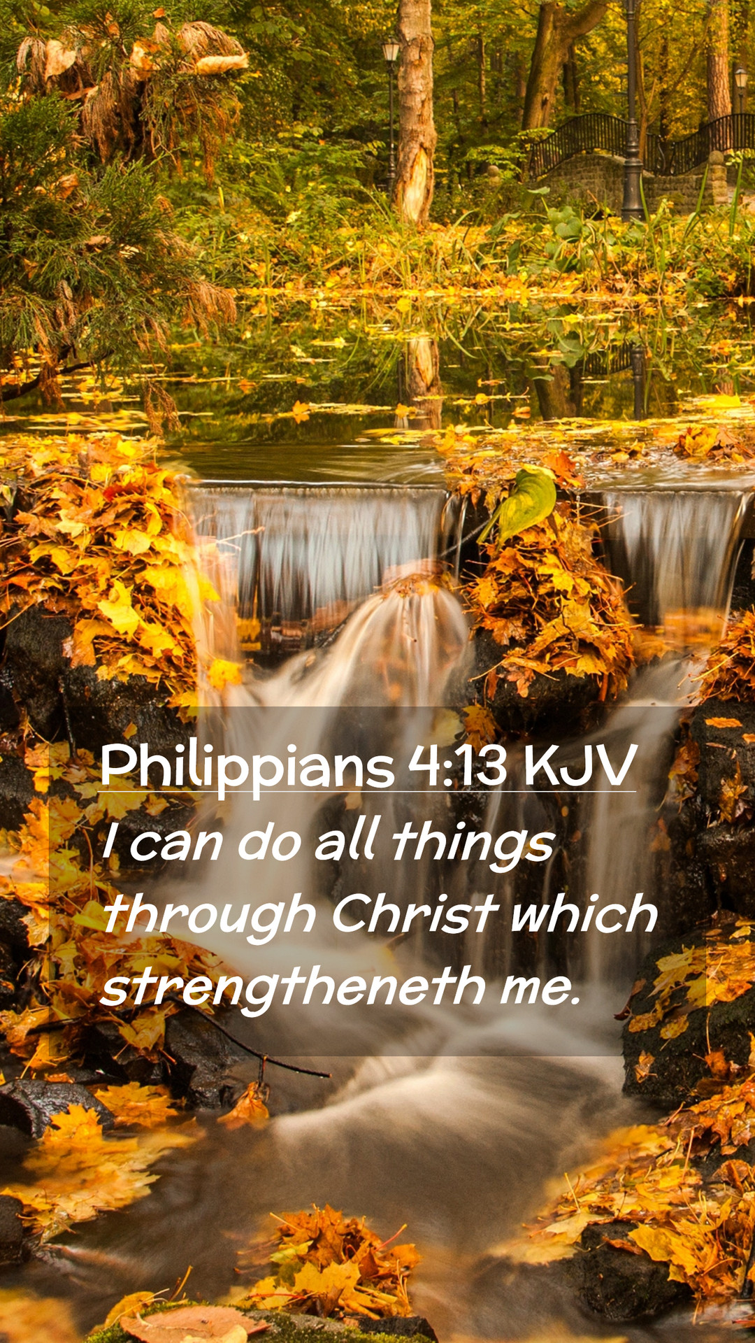 Philippians 4:13 KJV Mobile Phone Wallpaper can do all things through Christ which