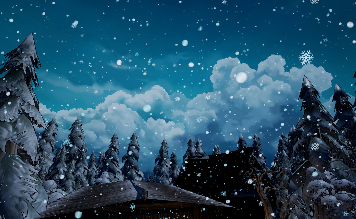 Anime winter sky, Gergana Petkanska