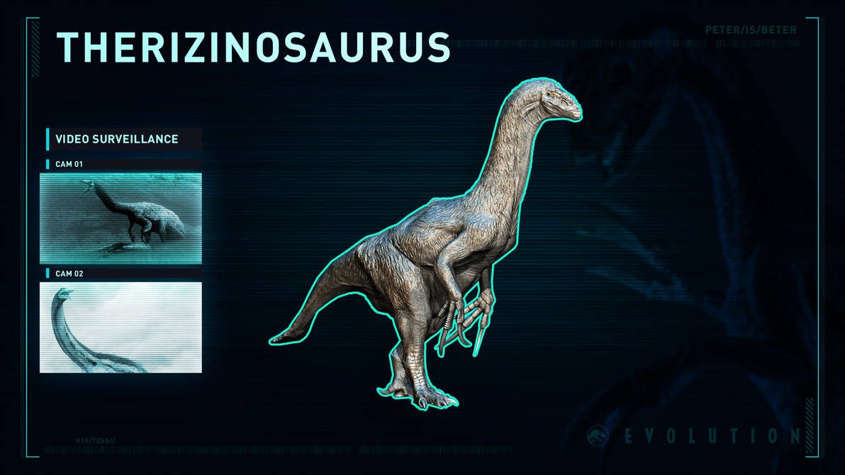 Jurassic World Evolution Therizinosaurus