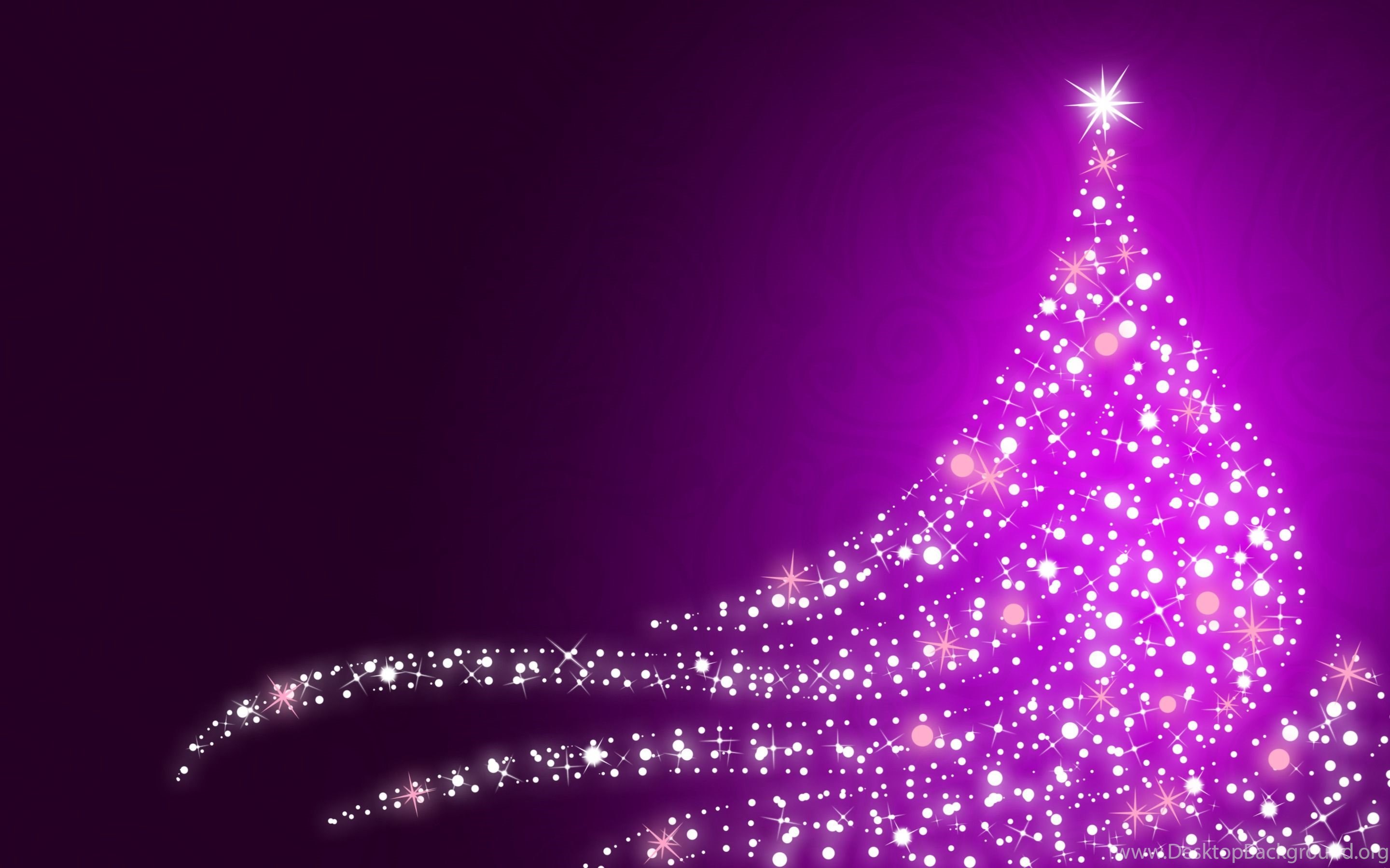 Purple Christmas Background Desktop Background