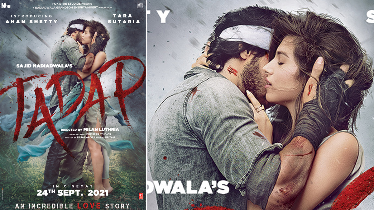 Tadap: Akshay Kumar Shares The First Poster Of Ahan Shetty's Debut Film With Tara Sutaria; To Release On September 24