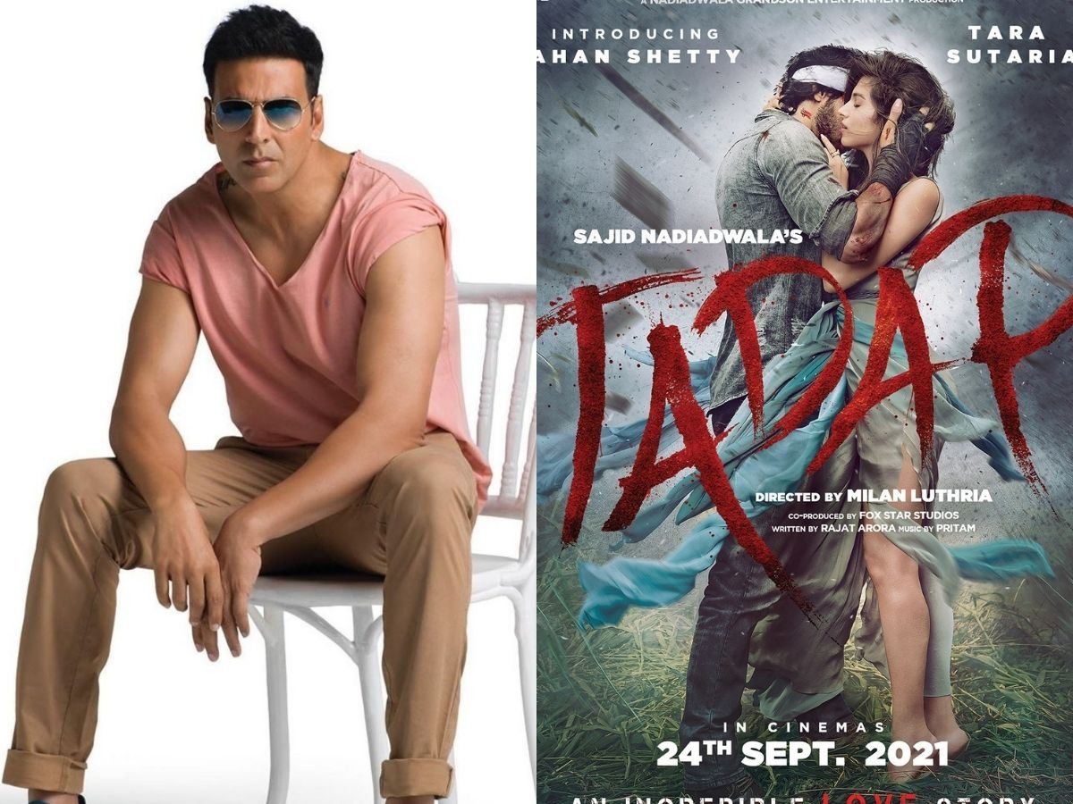 Akshay Kumar Presents Poster Of Ahan Shetty's Debut Film Tadap; Recounts Emotional Memory With Hera Pheri Co Star Suniel Shetty