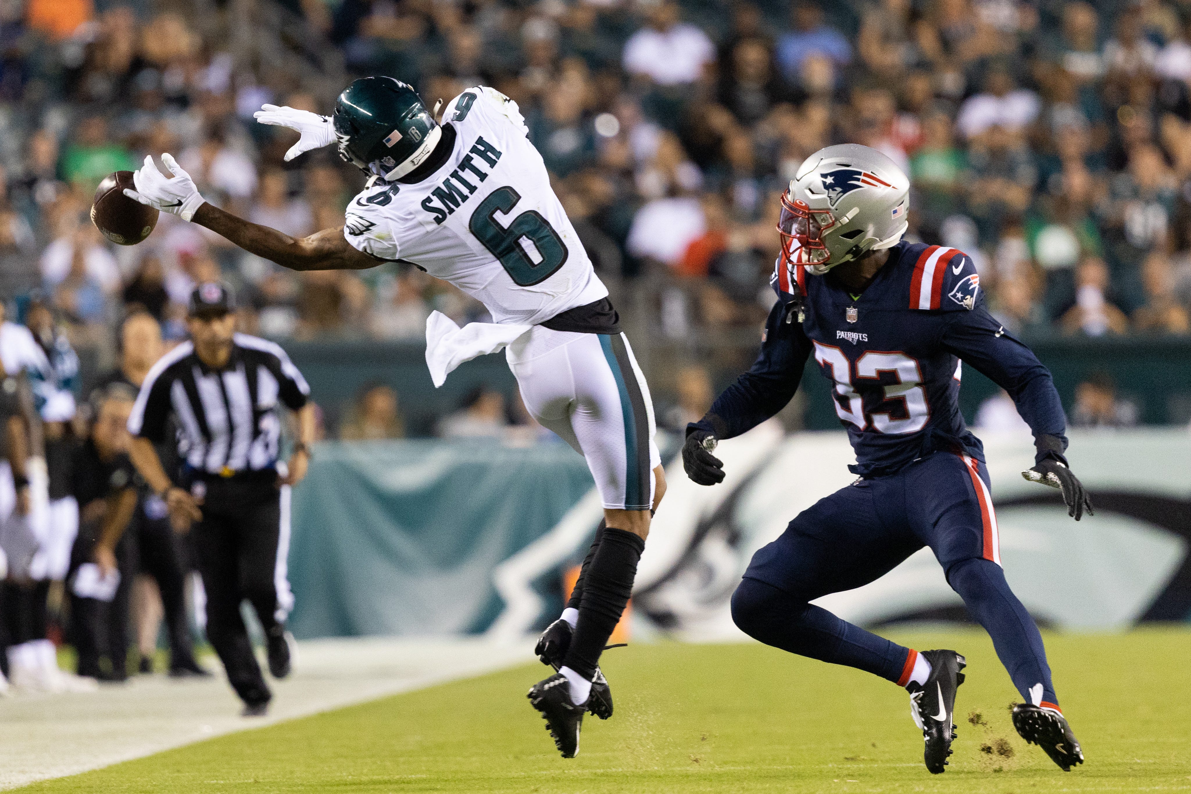 DeVonta Smith makes NFL preseason debut for Philadelphia Eagles
