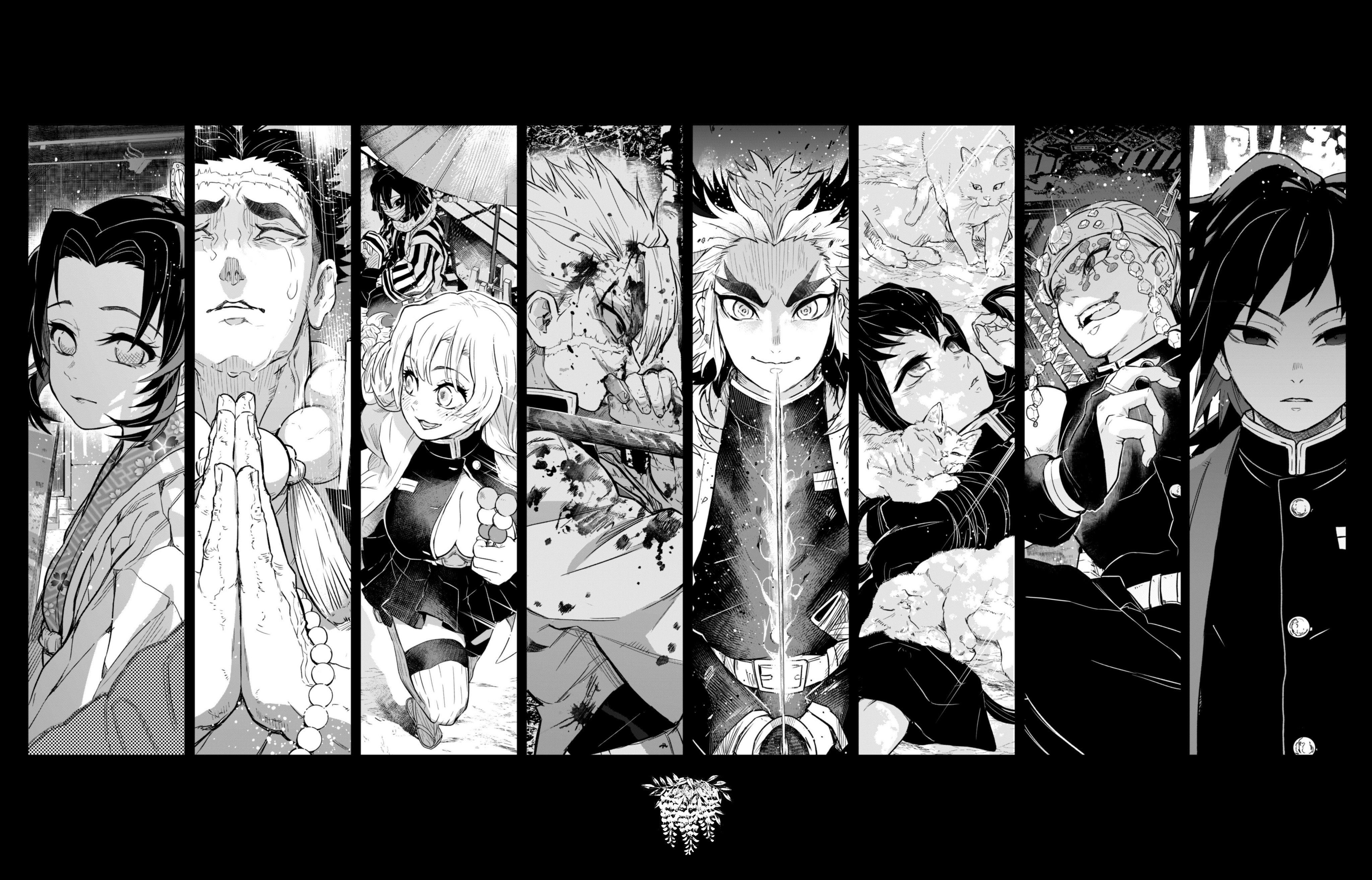 Demon Slayer Manga Panels Wallpapers Wallpaper Cave