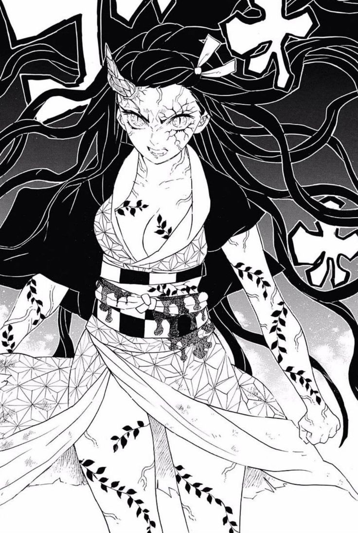 demon slayer manga panels art, Anime, Anime demon