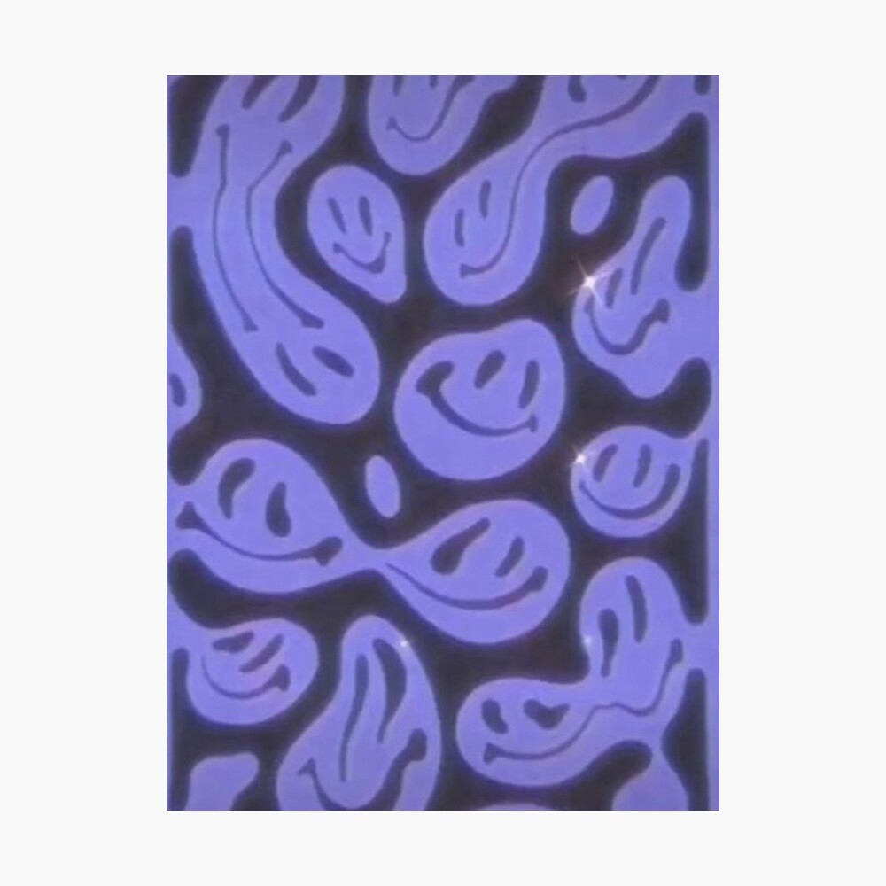smiley faces y2k Poster