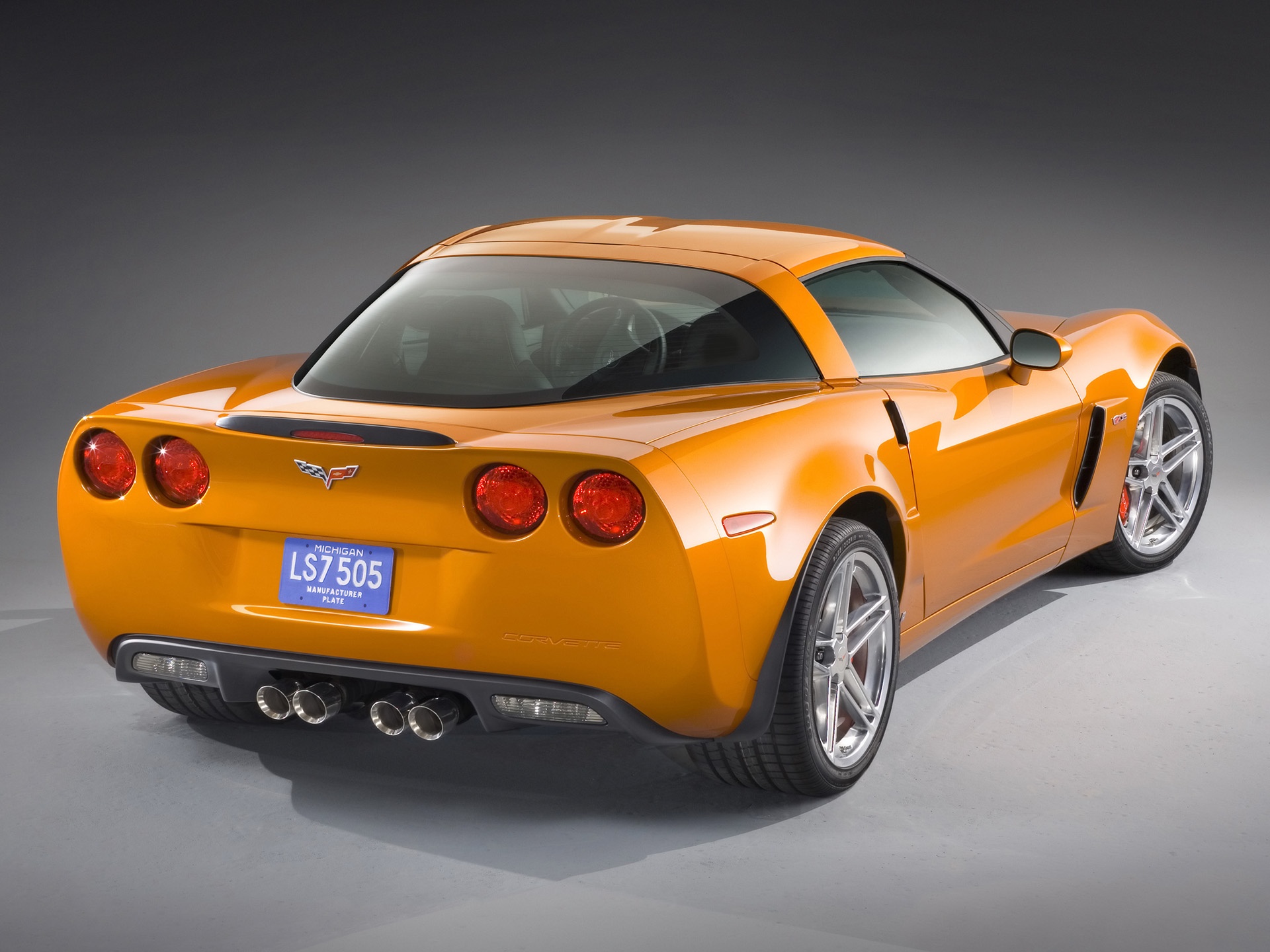 Corvette Z06 orange wallpaper. Corvette Z06 orange