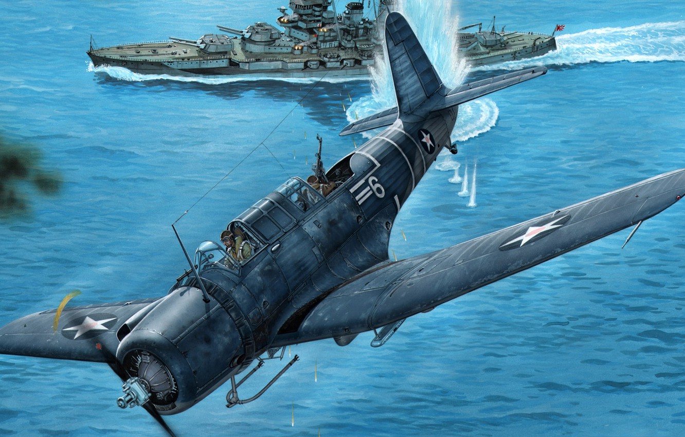 Wallpaper Vought, Vindicator, American Carrier Based Dive Bomber, SB2U 3 Image For Desktop, Section авиация