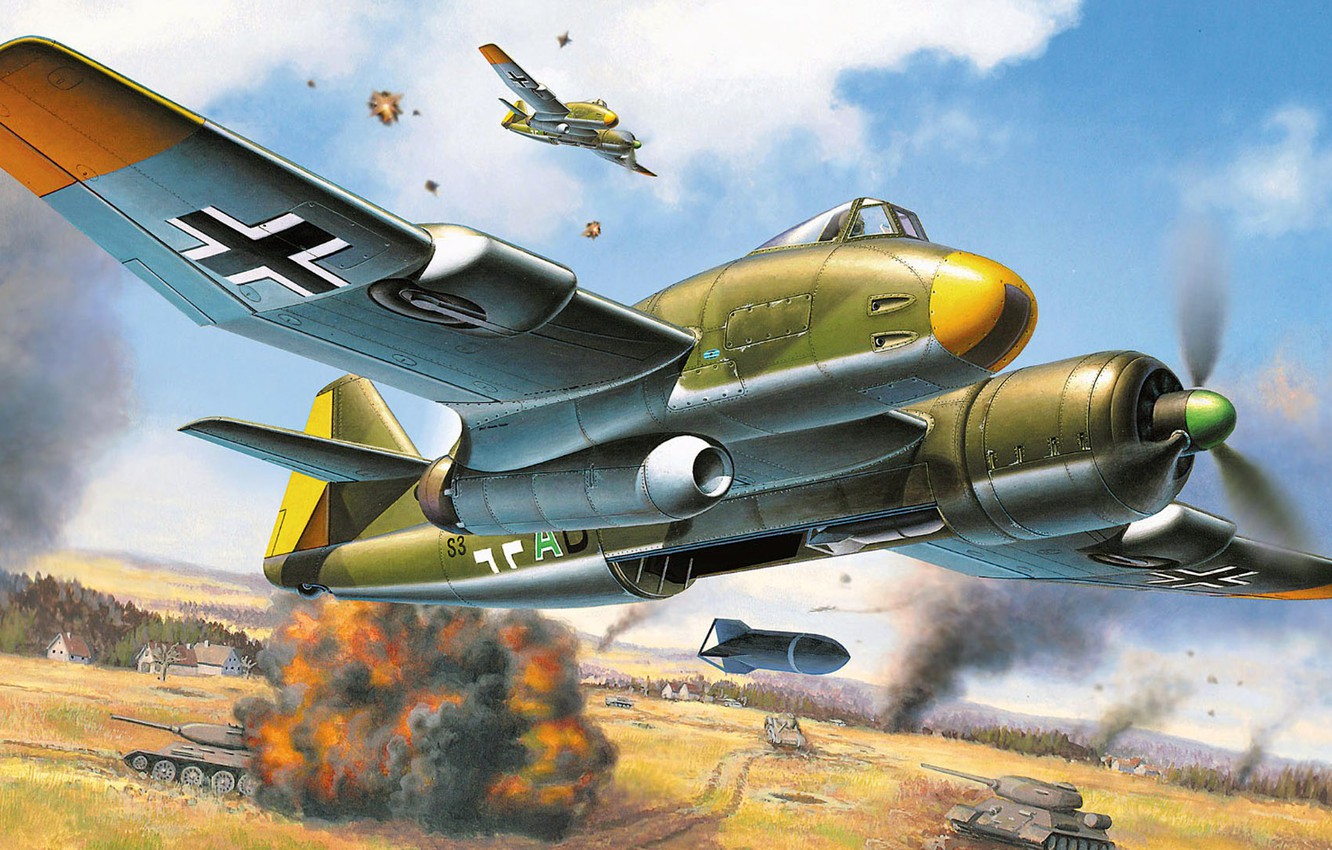 Wallpaper Attack, tactical bomber, P. Blohm & Voss image for desktop, section авиация